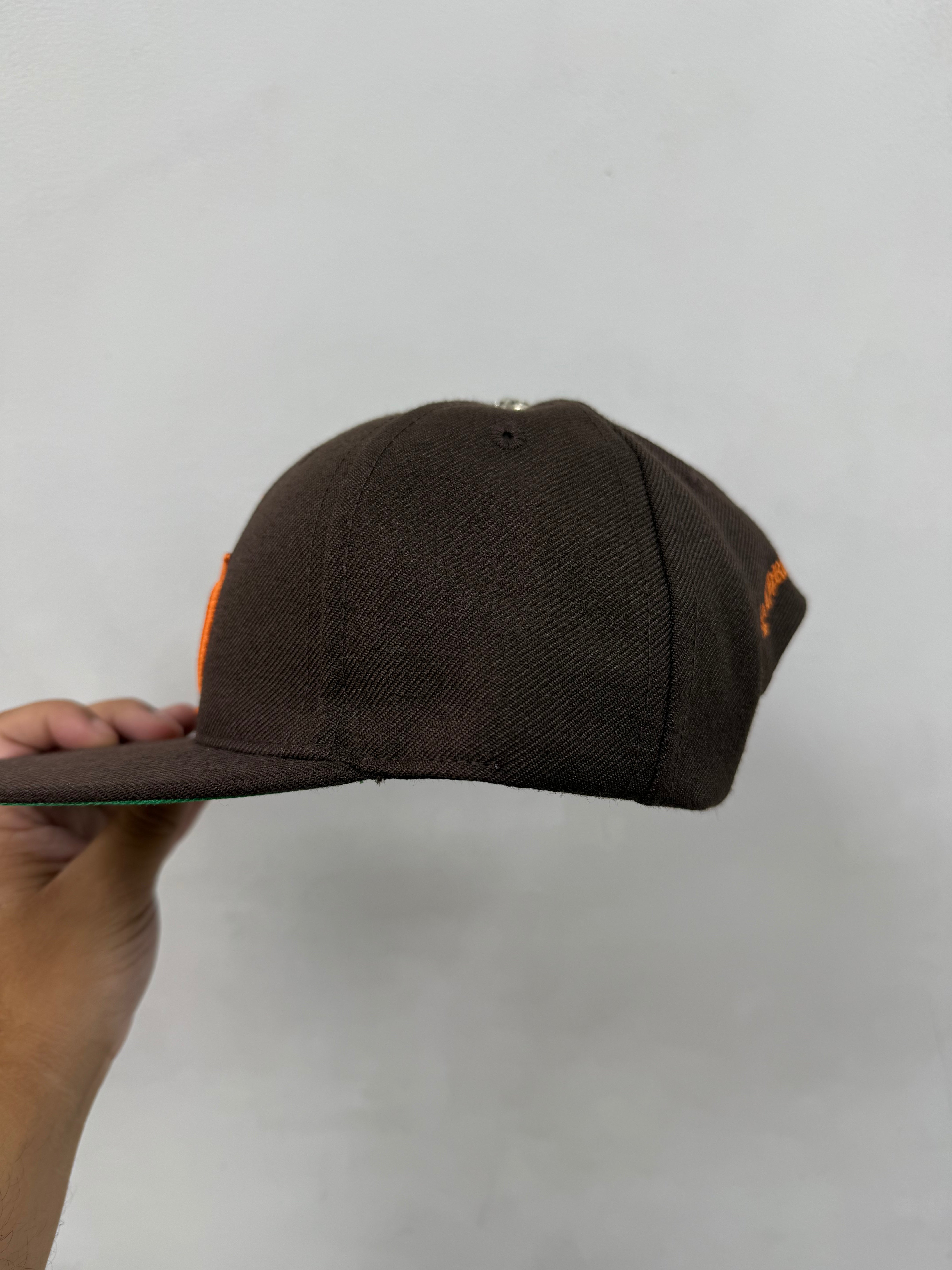 Chrome Hearts Brown Orange Baseball Trucker Hat