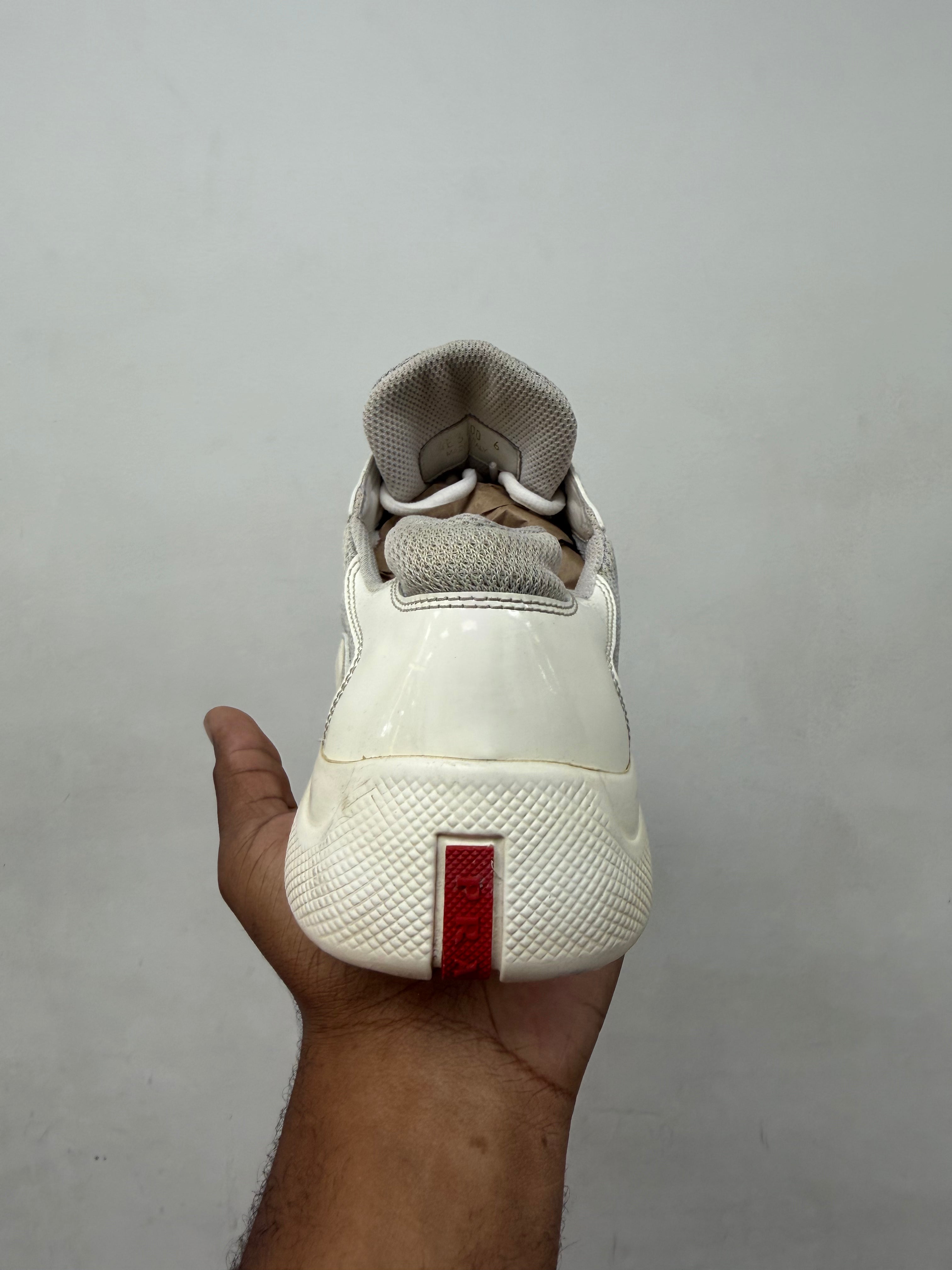 Prada White Cups Sneakers