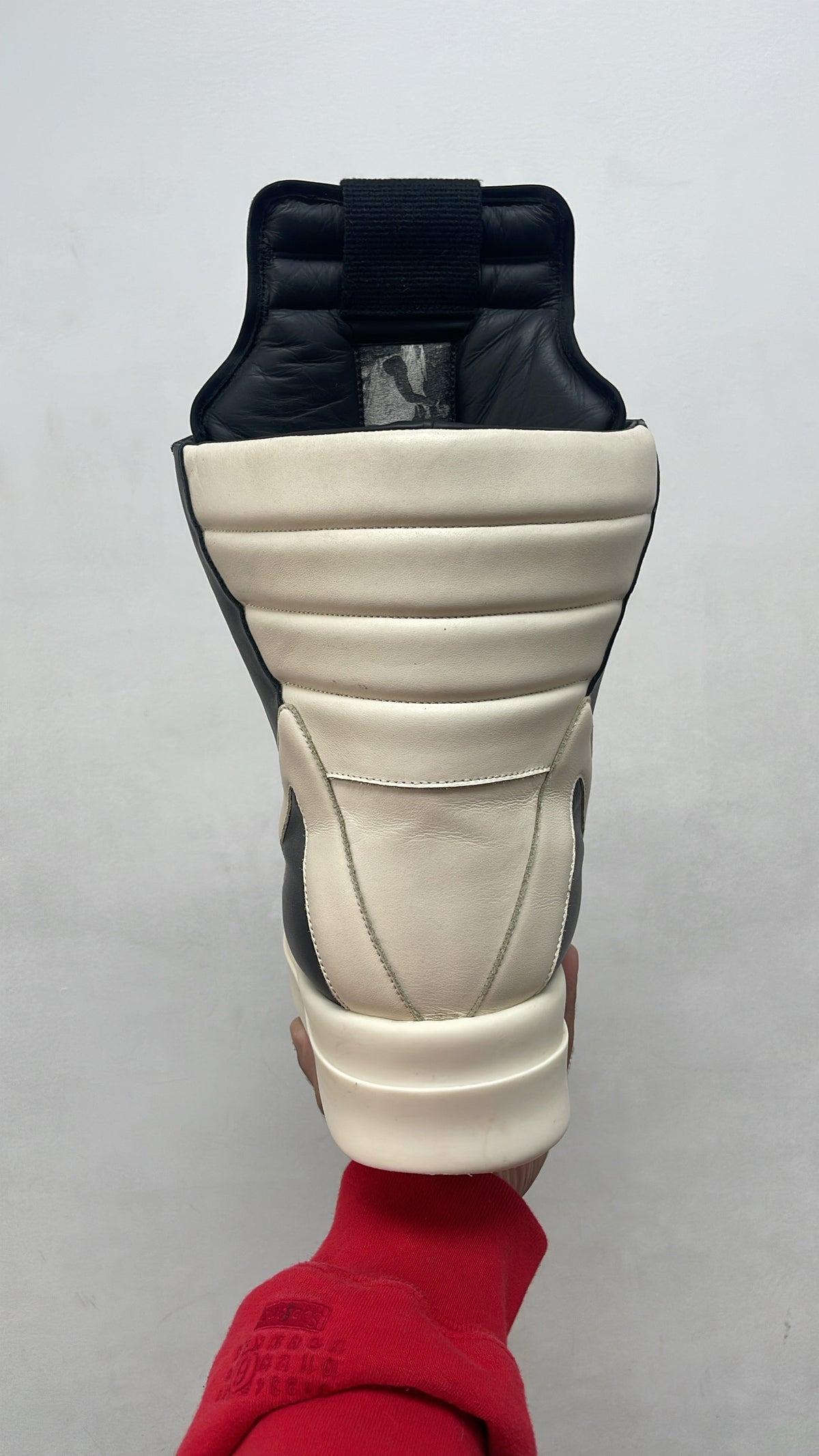 Rick Owens Black Mega Geobasket Sneakers