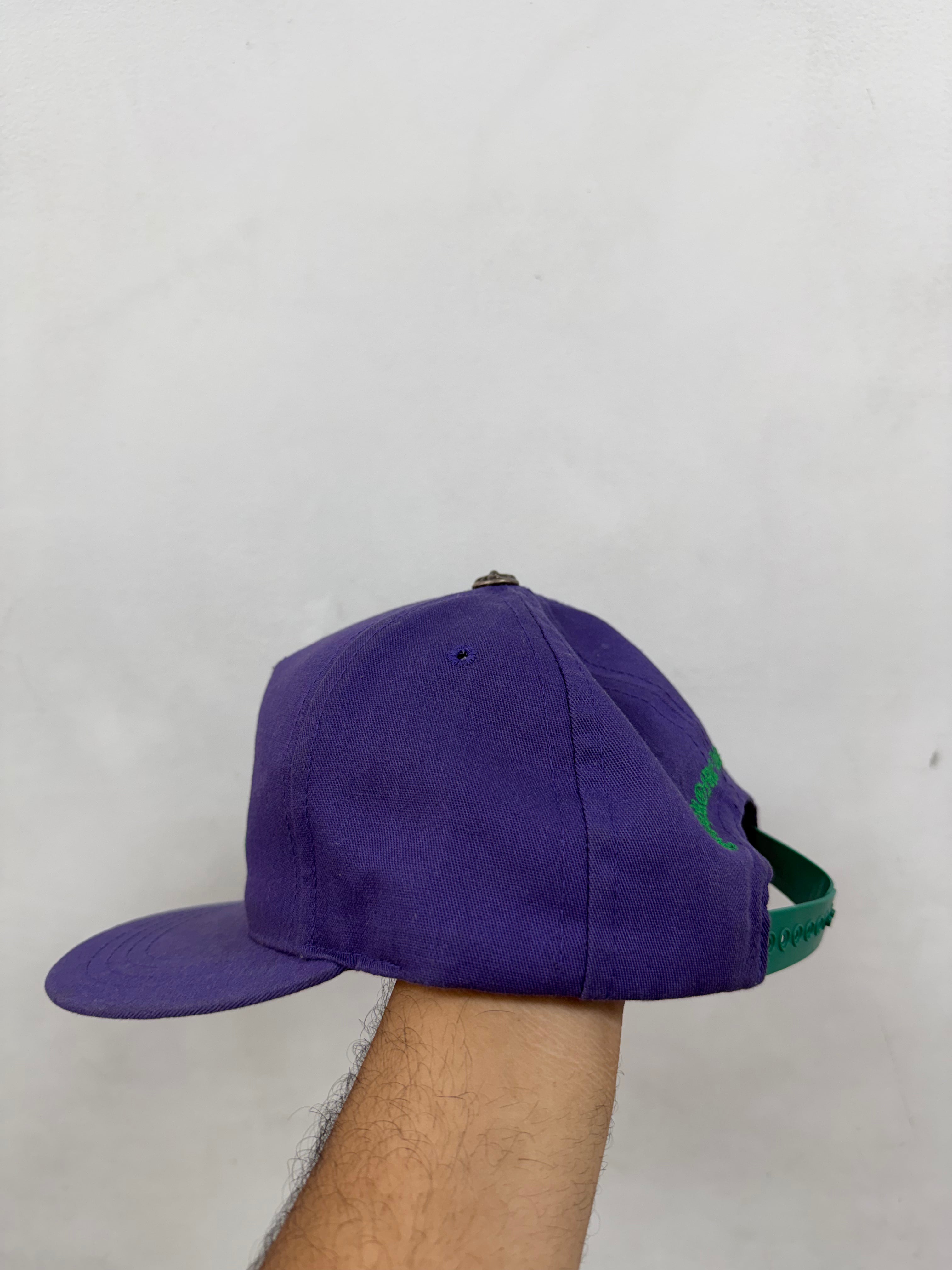 Chrome Hearts Purple Green CH Baseball Trucker Hat
