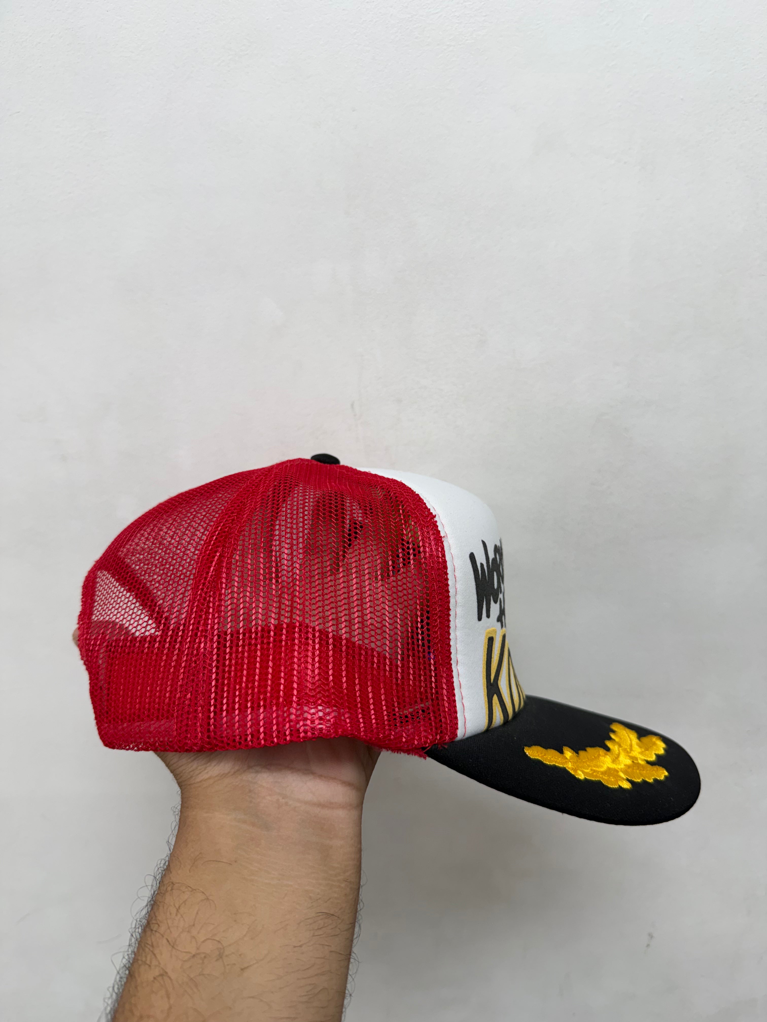 Kapital Black White Red Hat