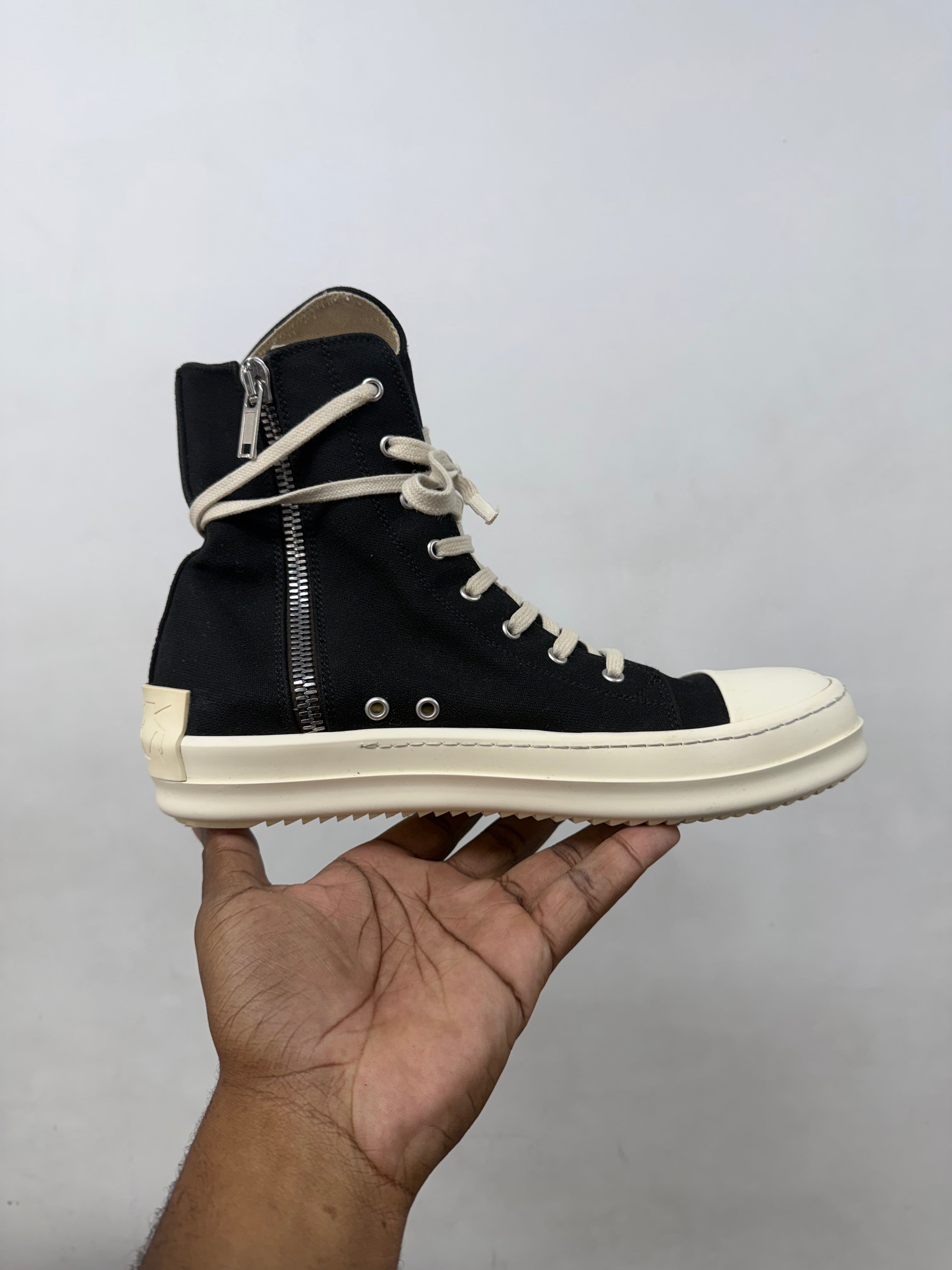 Rick Owens Black DRKSHDW Hi Sneakers