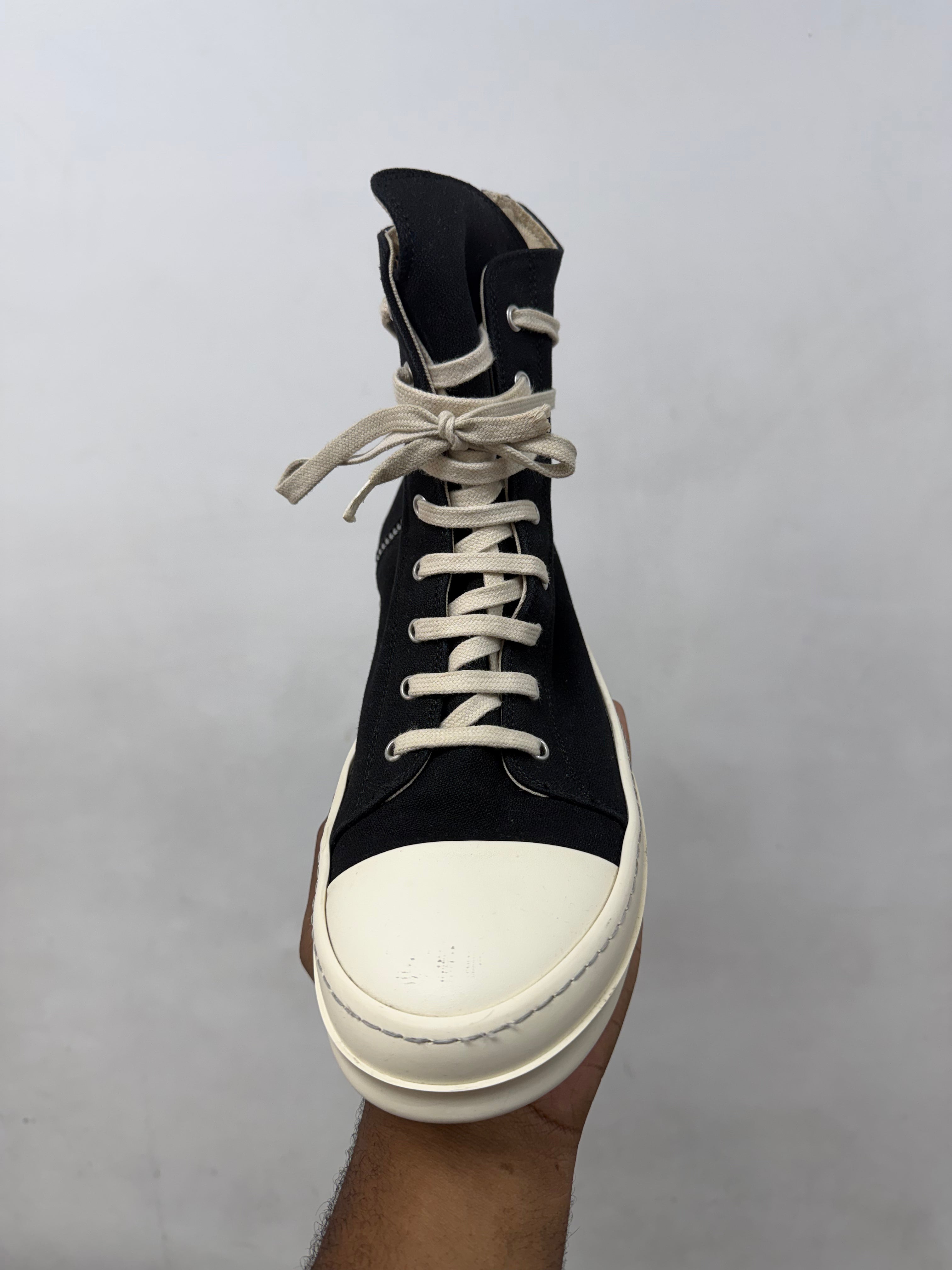 Rick Owens Black DRKSHDW Hi Sneakers