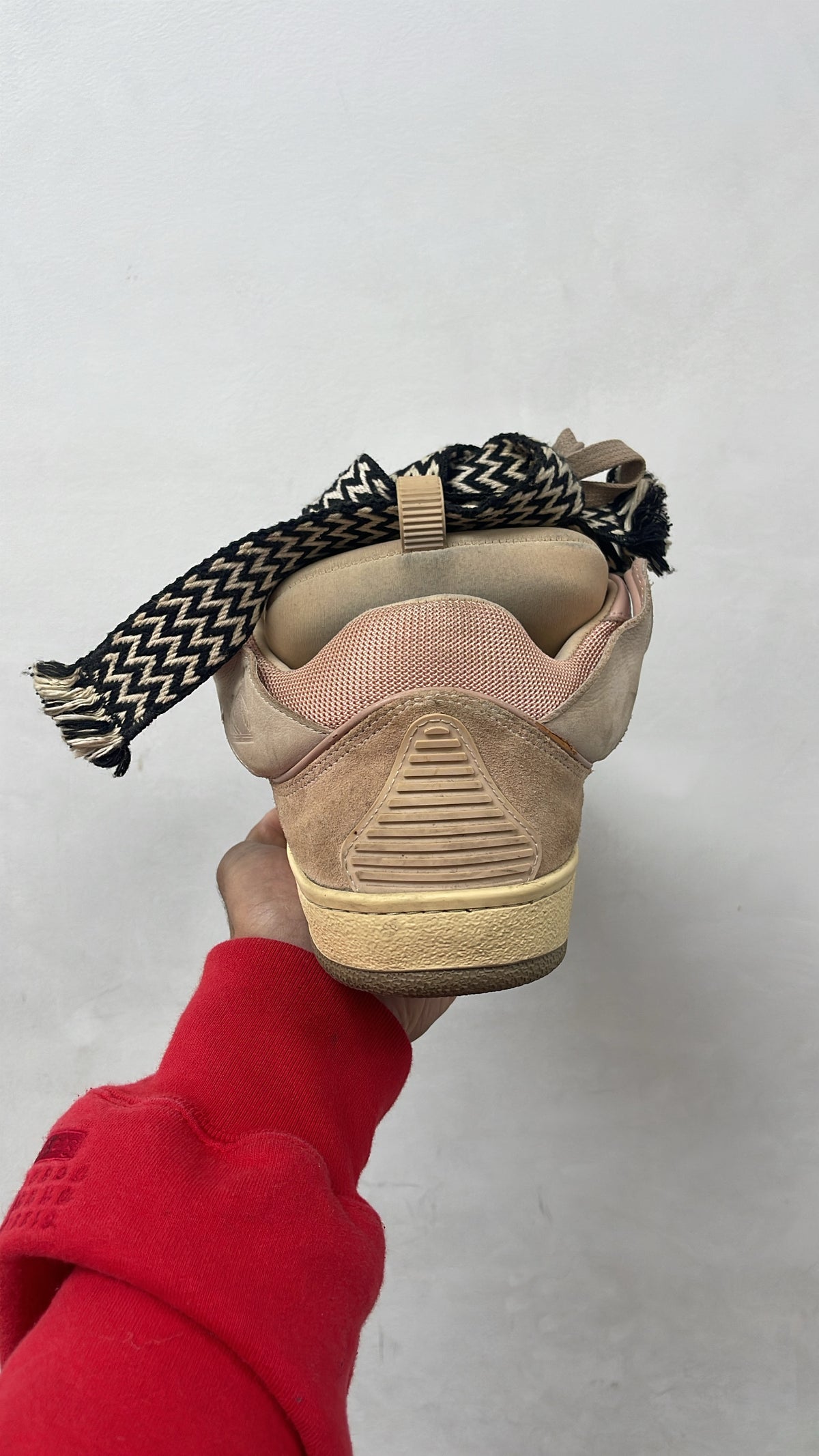 Lanvin Curb Rust Pink Curb Sneakers