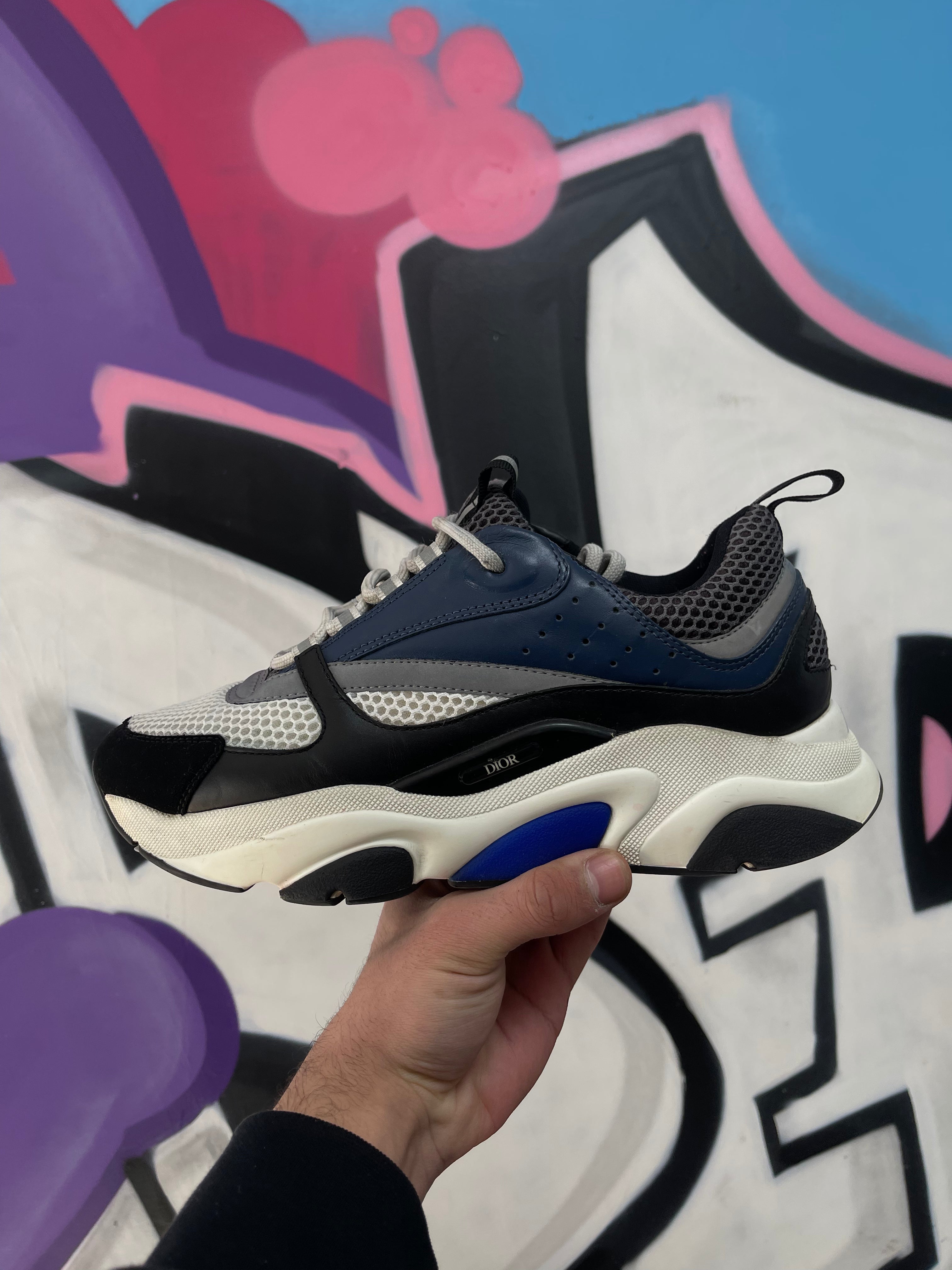 Dior B22 Navy Sneakers