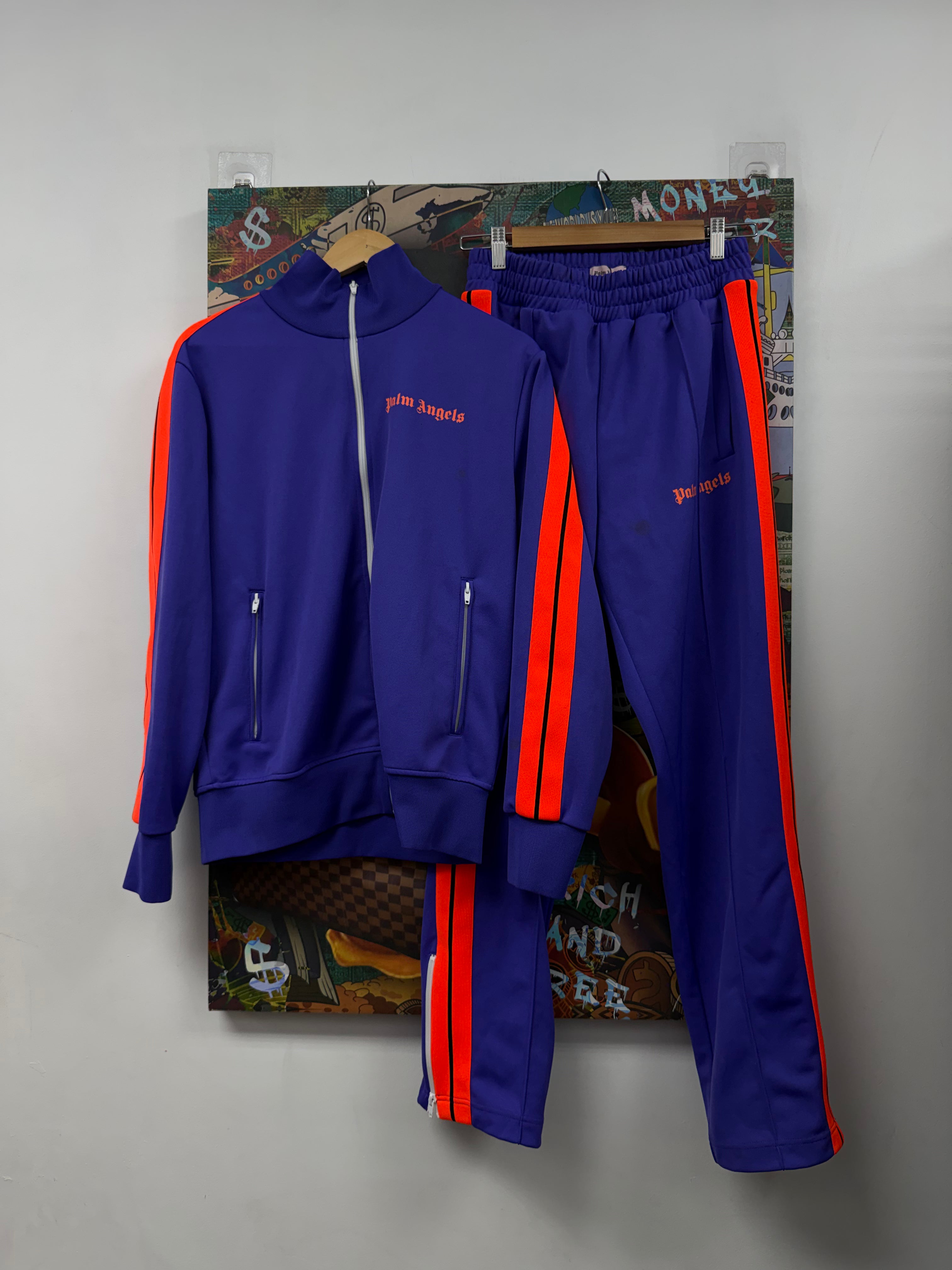 Palm Angels Purple Orange Track Suit