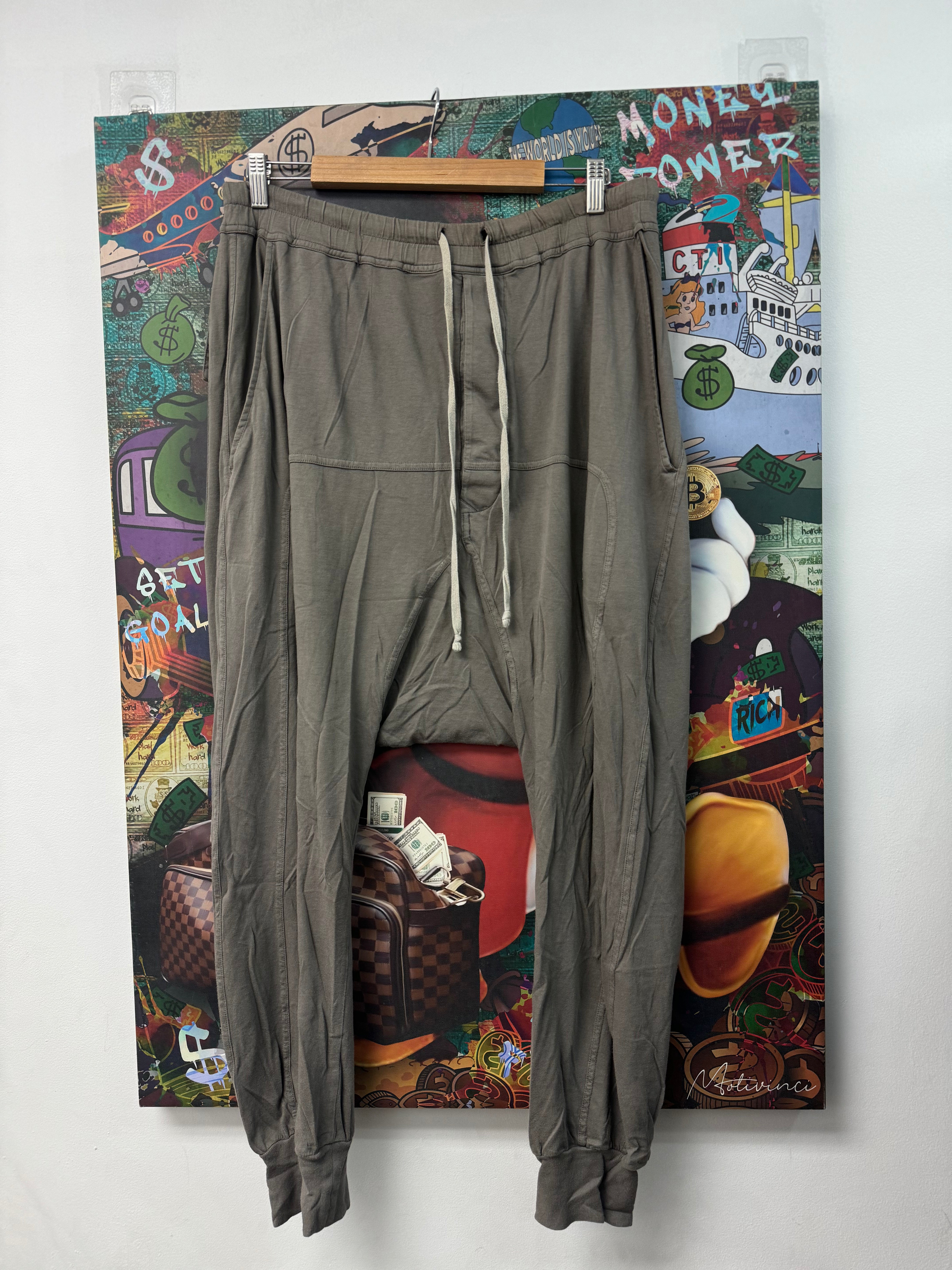 Rick Owens Khaki DRKSHDW Jogger Pants