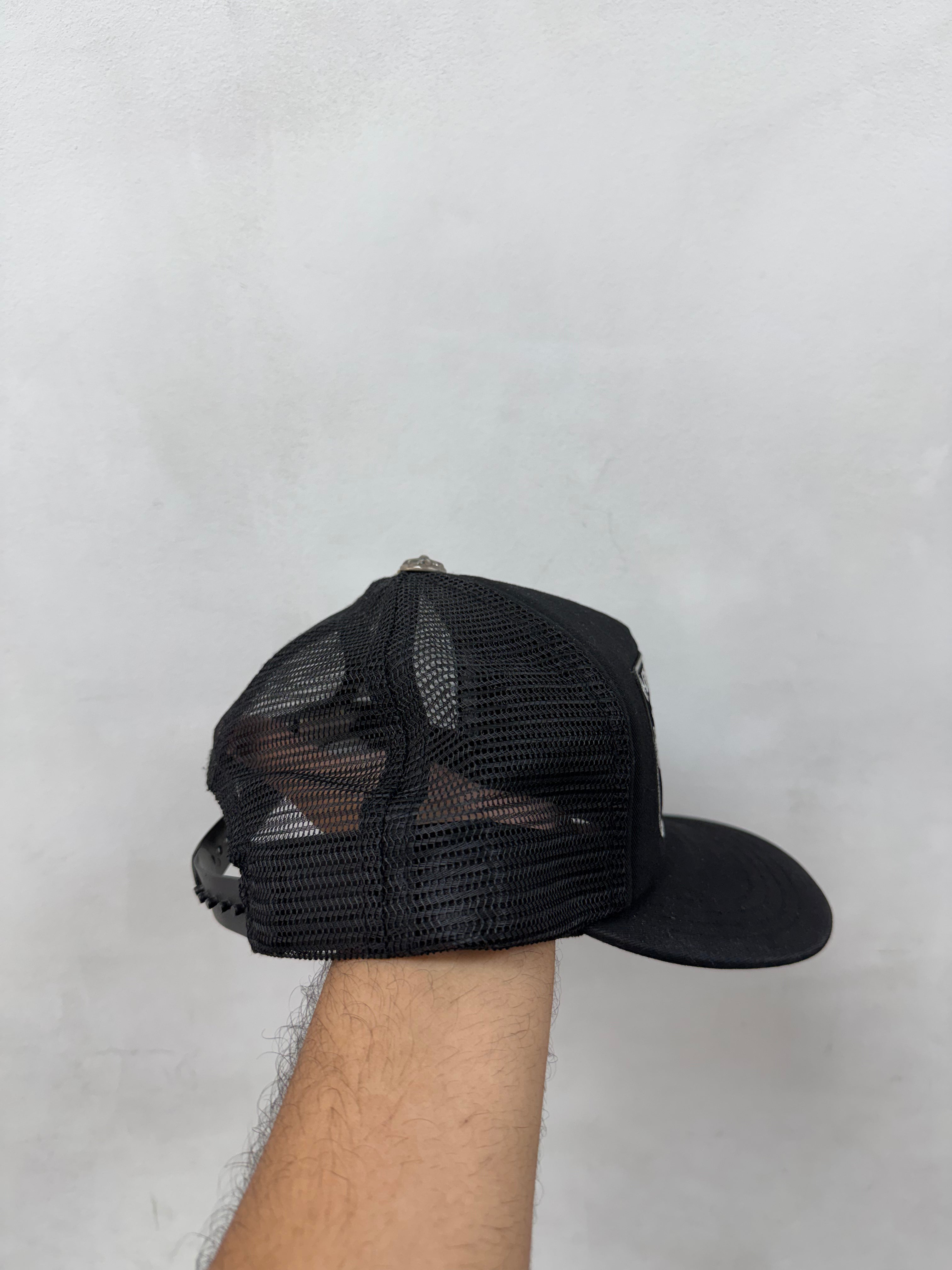 Chrome Hearts Black CH Miami Trucker Hat