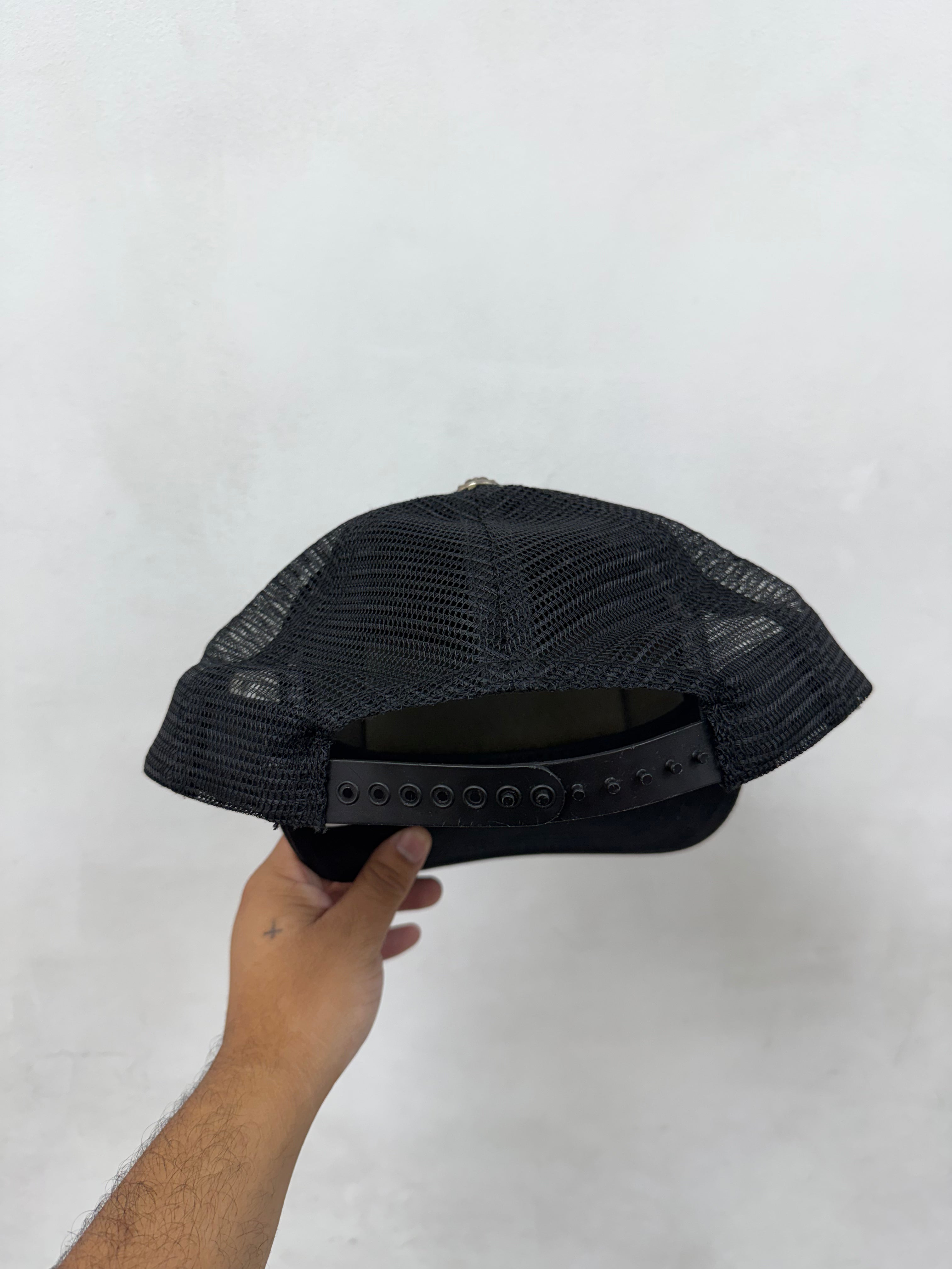 Chrome Hearts Black CH Miami Trucker Hat