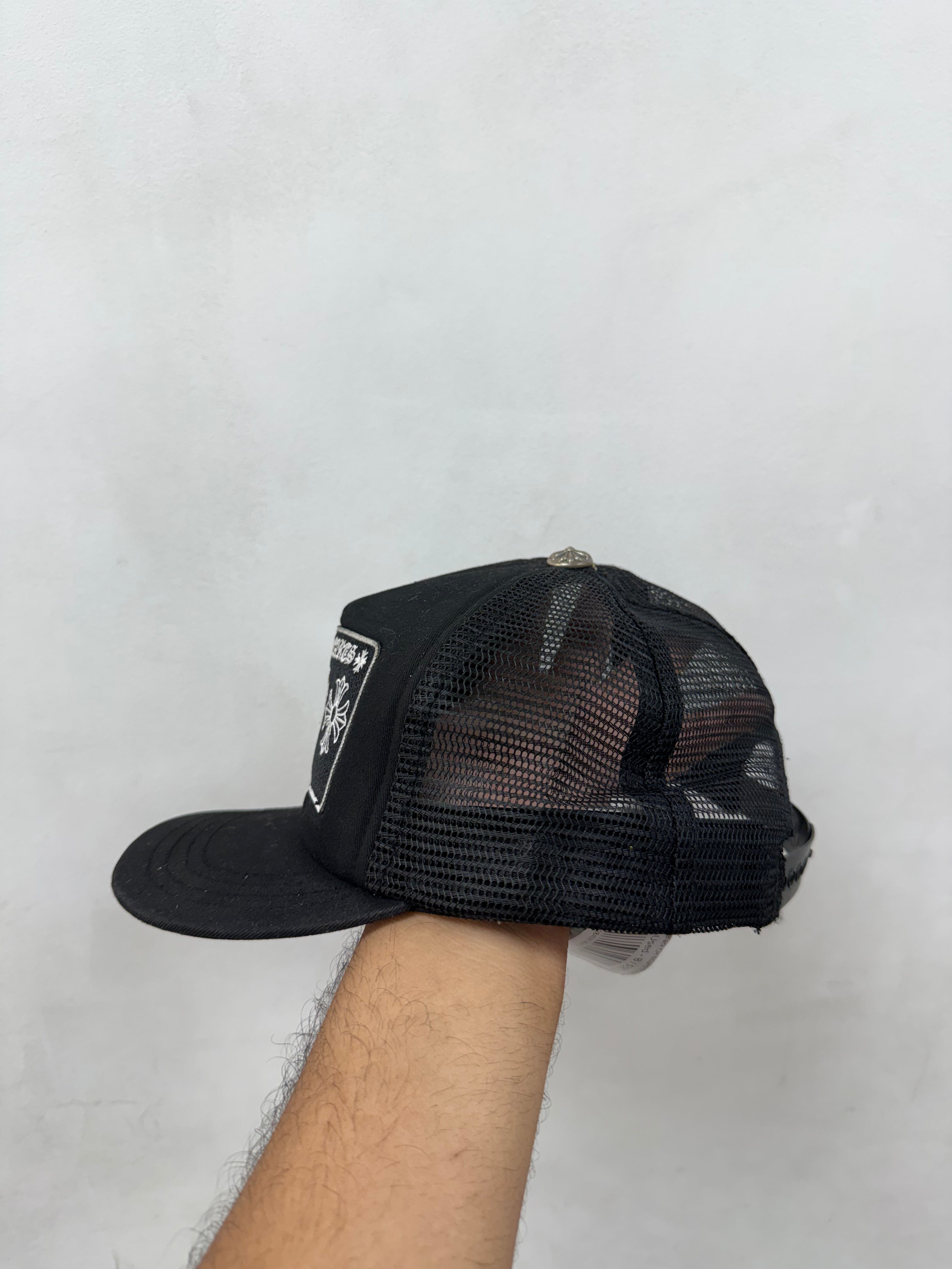 Chrome Hearts Black CH Miami Trucker Hat