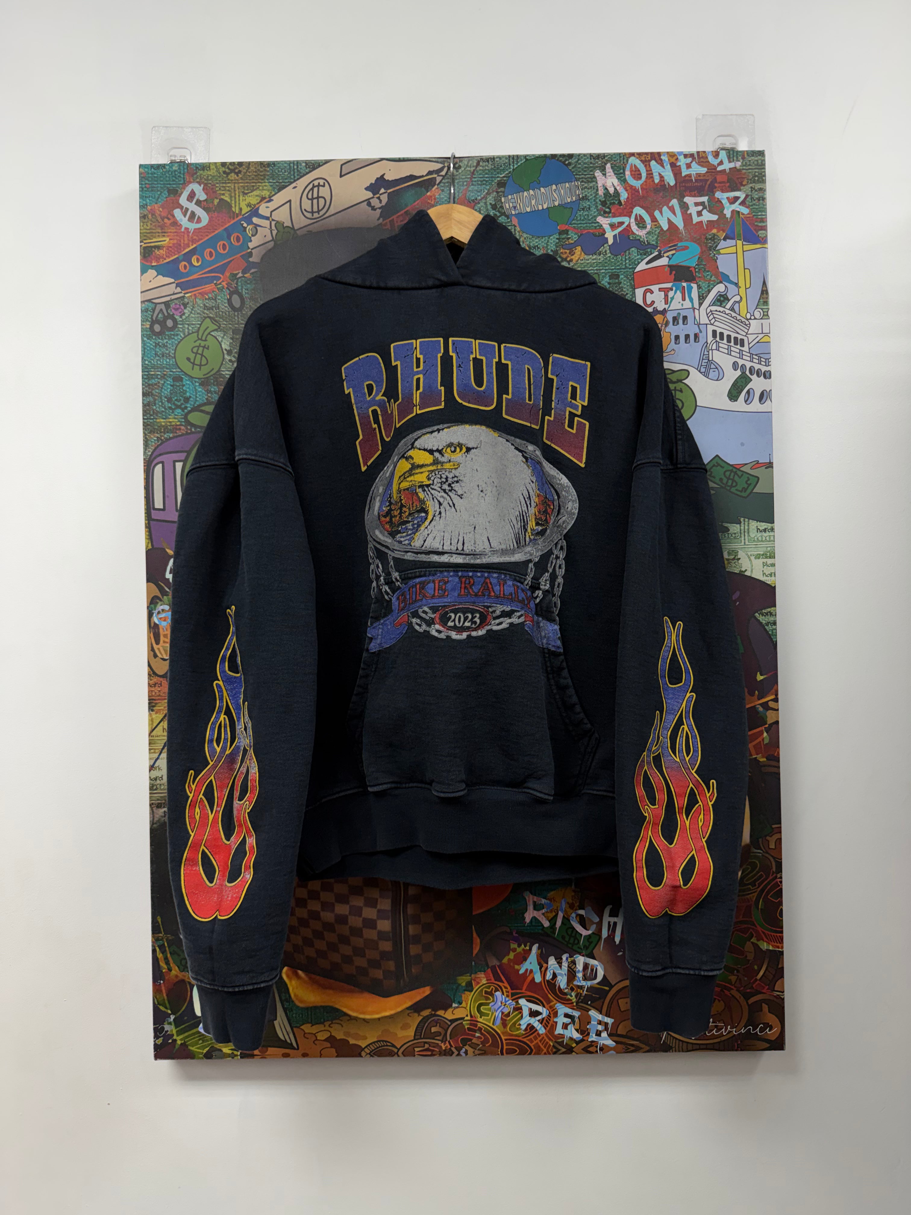 Rhude Eagle Logo Hoodie