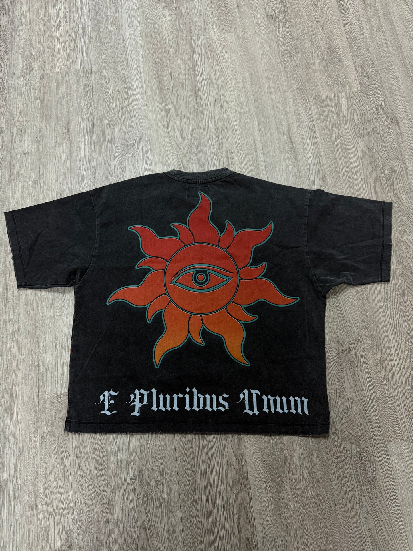 Godspeed On The Run Tee Black Wash New (XS-XXL)