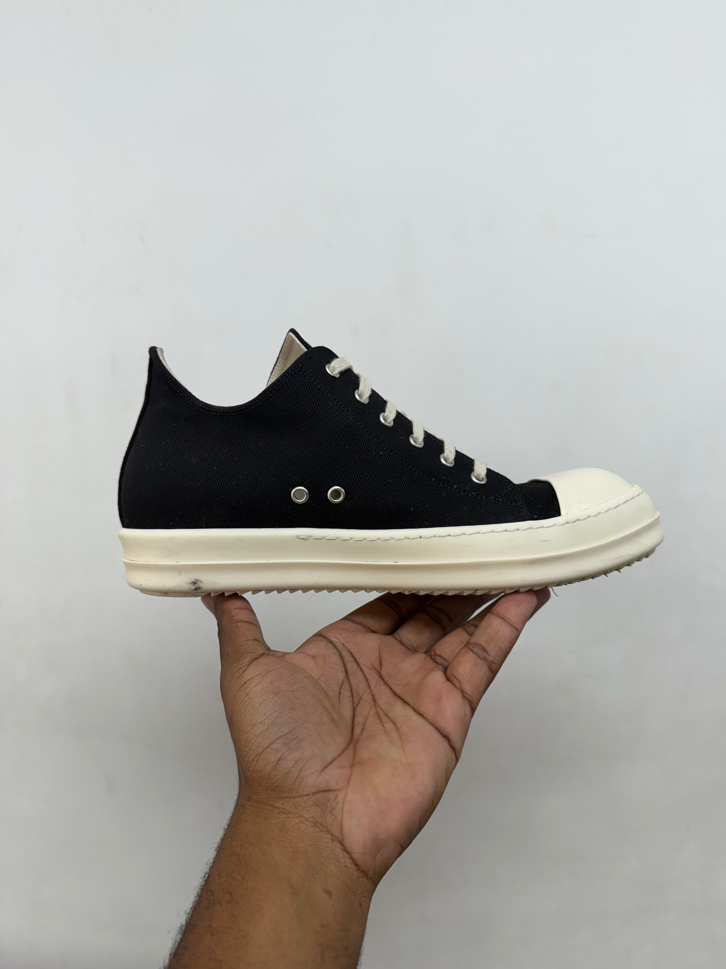 Rick Owens Black Low DRKSHDW Sneakers