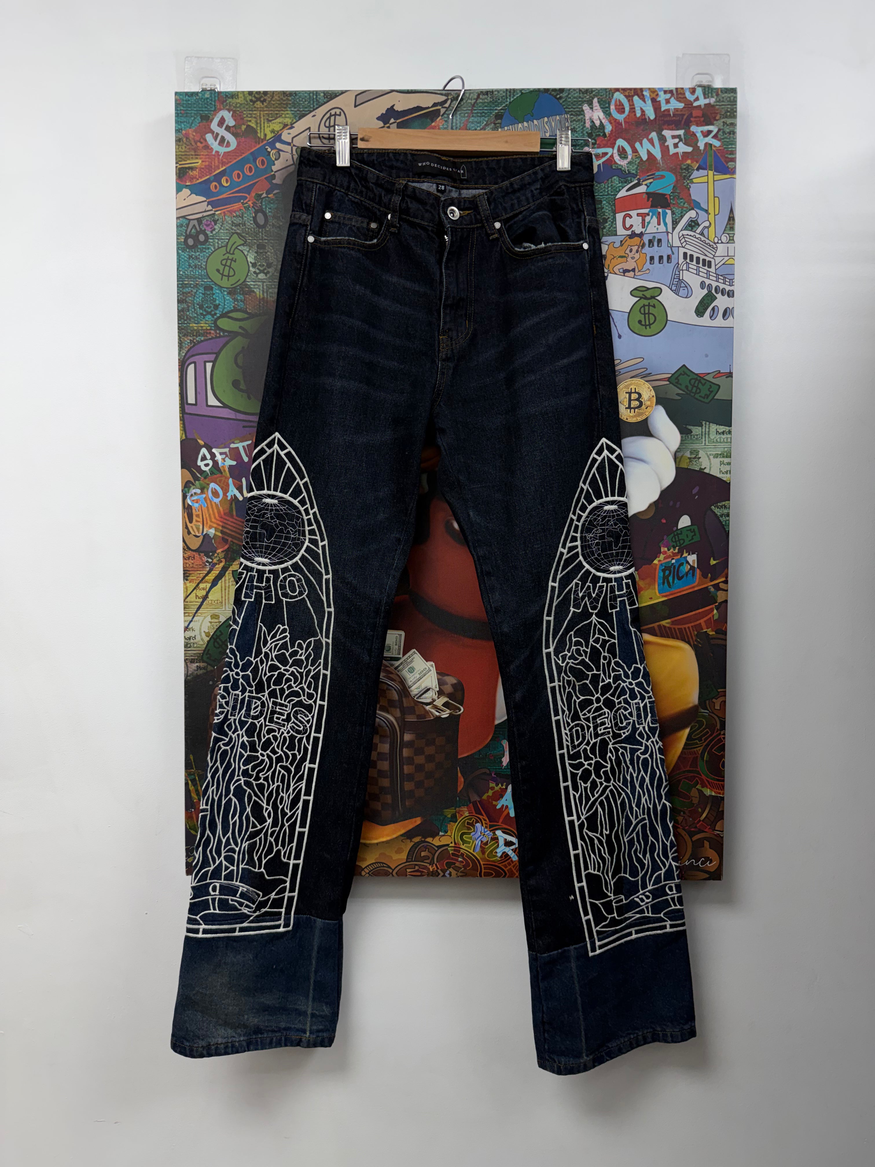 Who Decides War Navy Cowboy Jeans