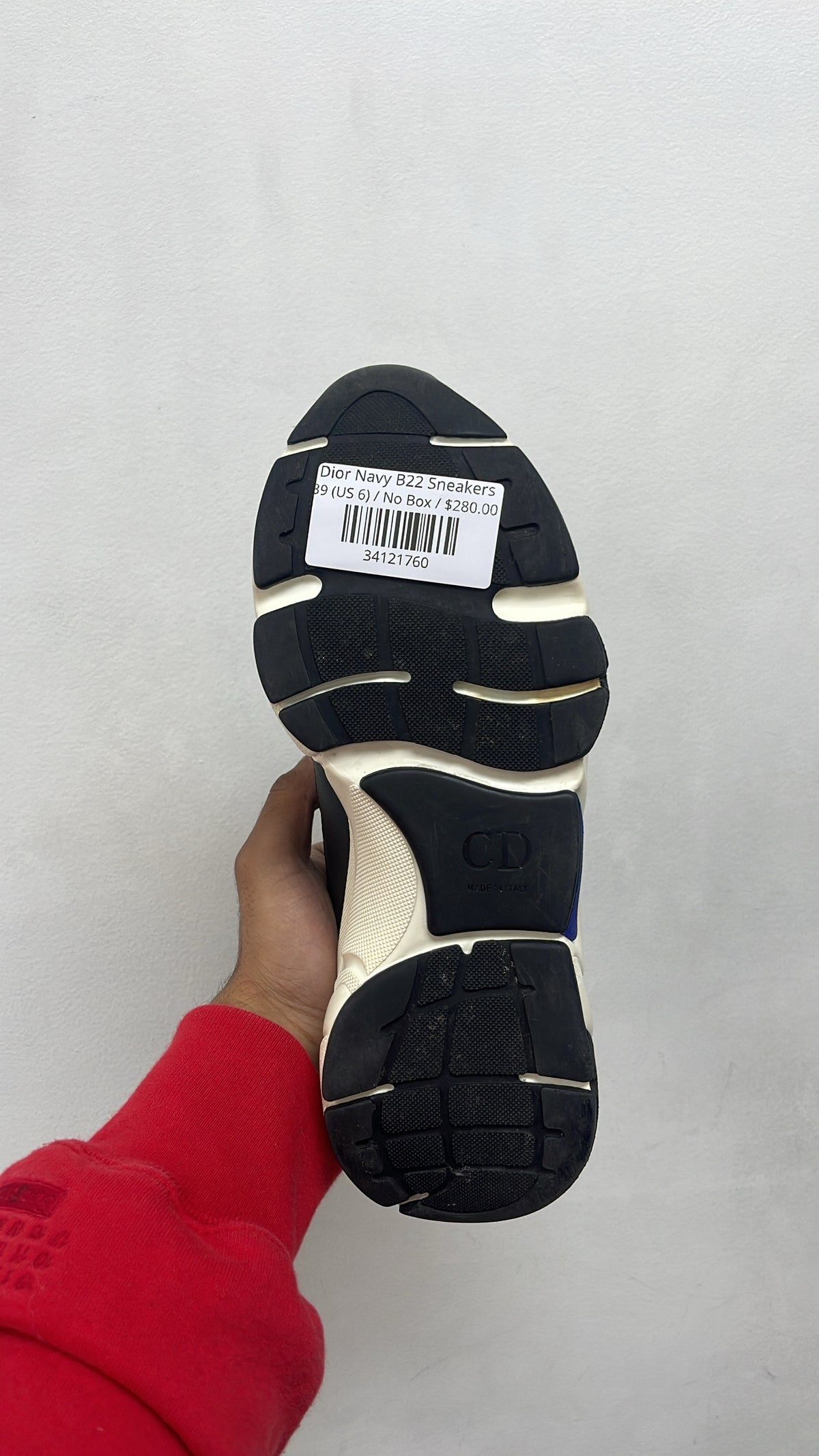 Dior Navy B22 Sneakers