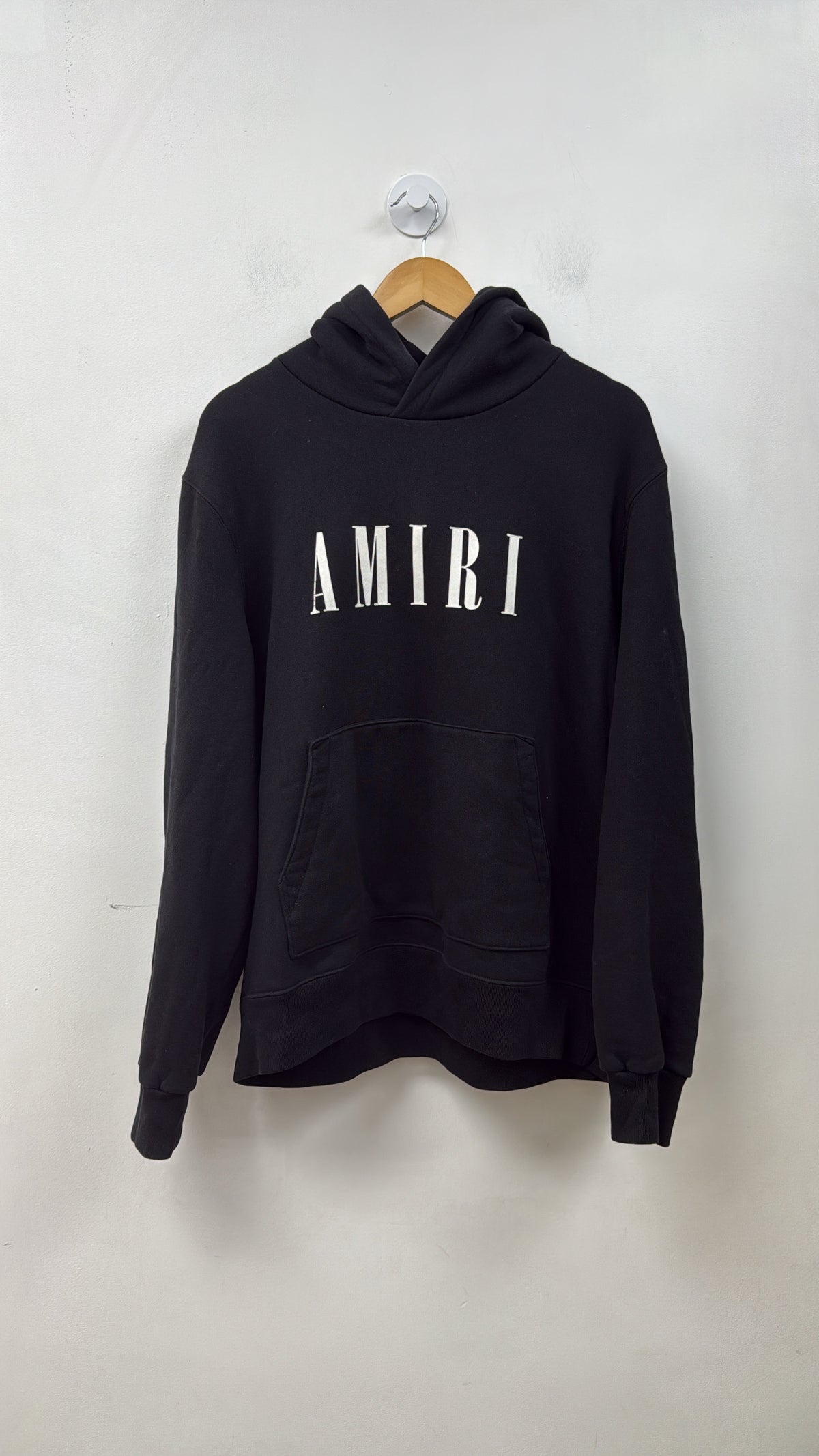 Amiri Black White Core Logo Hoodie