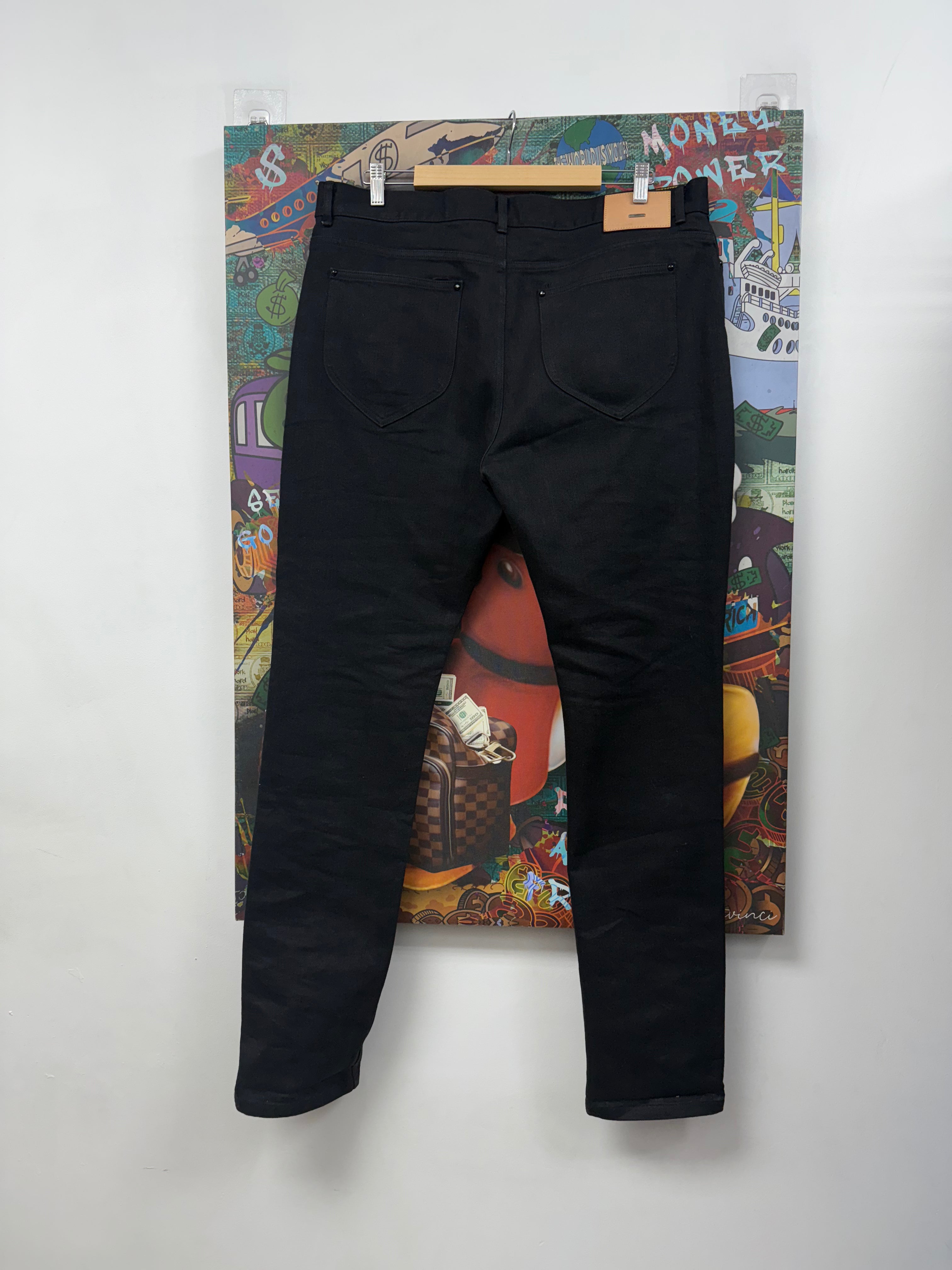 Louis Vuitton Black Plain Jeans