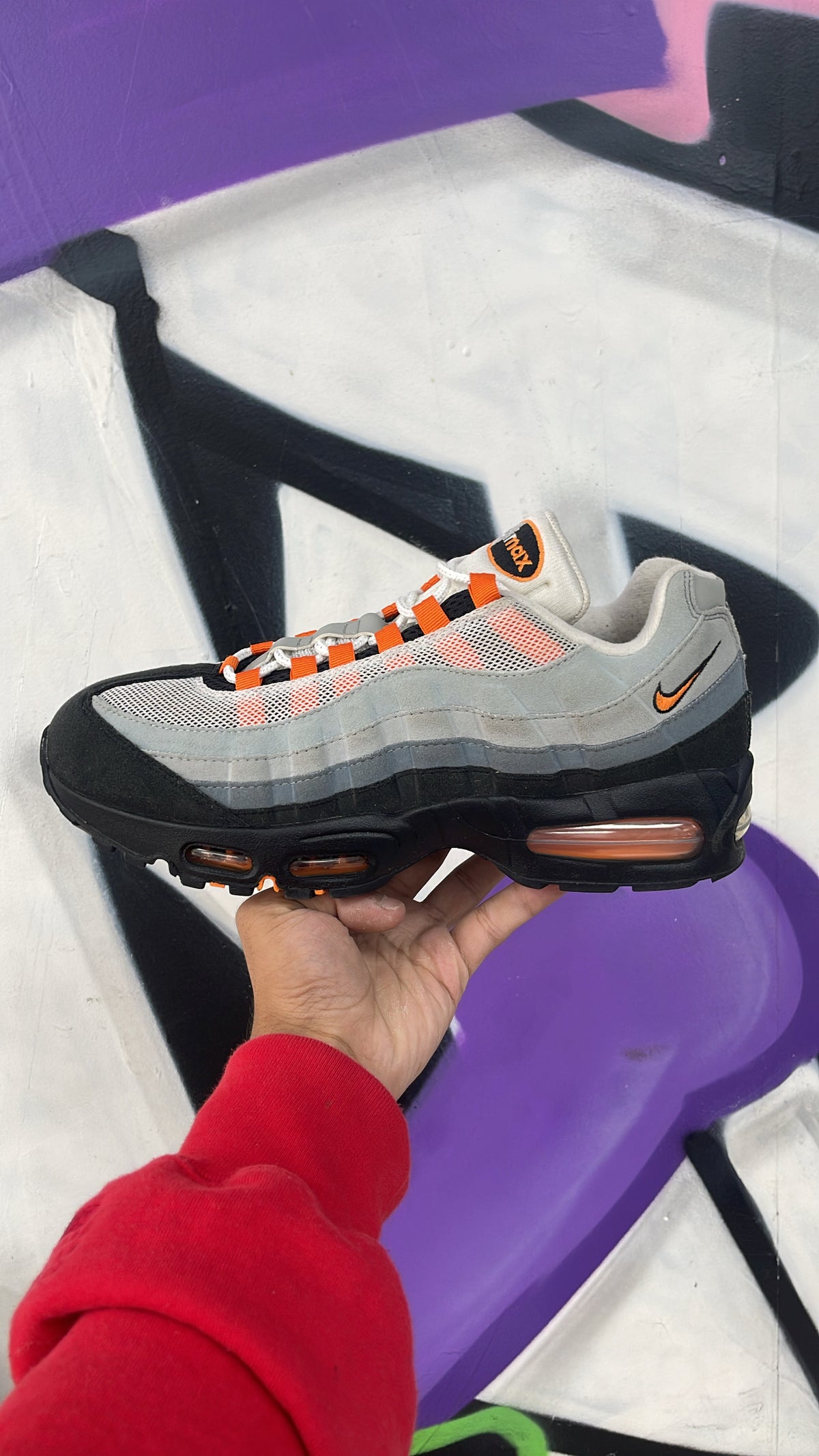 Nike AM95 Mandarin Orange Sneakers