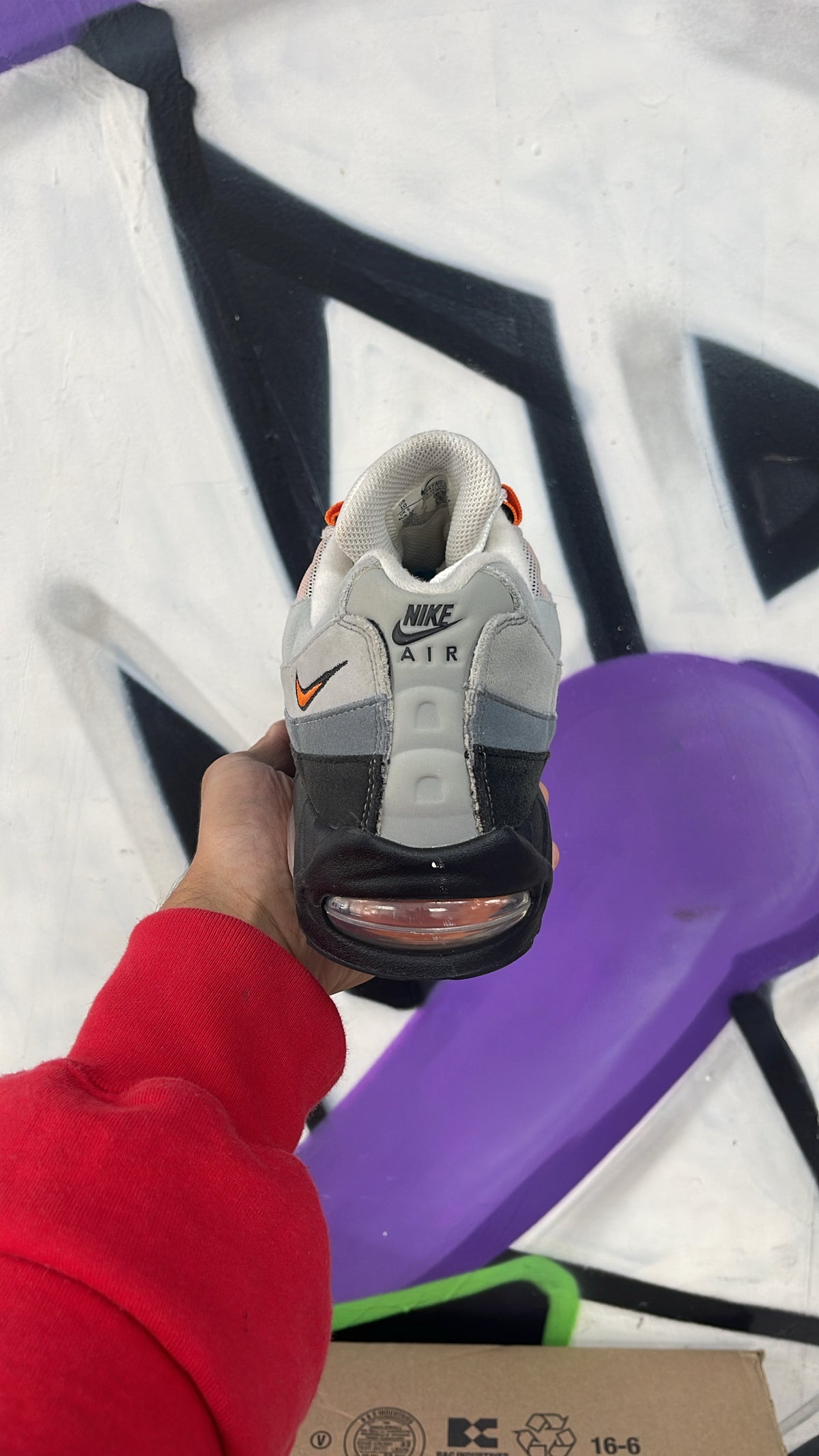 Nike AM95 Mandarin Orange Sneakers