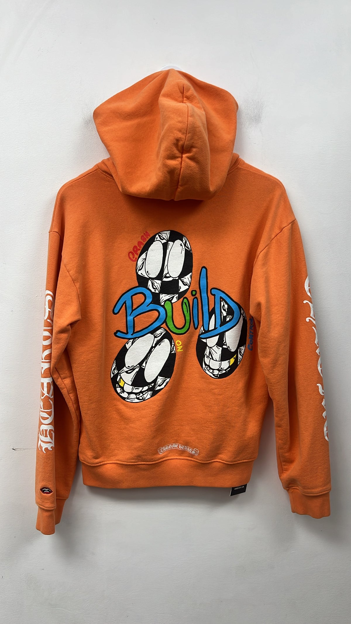 Chrome Hearts Matty Boy Orange Link + Build Hoodie