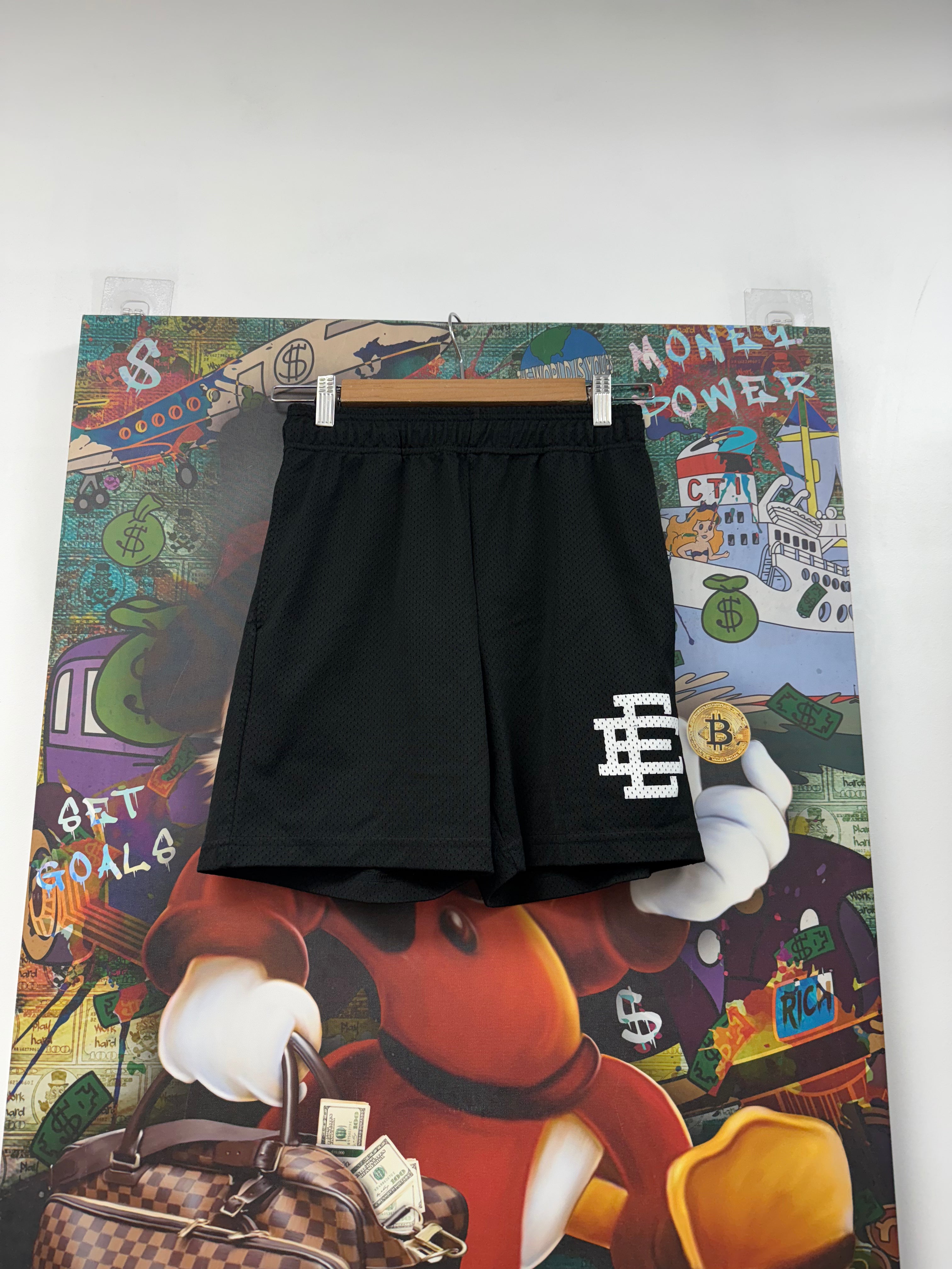 Eric Emanuel Black White Shorts