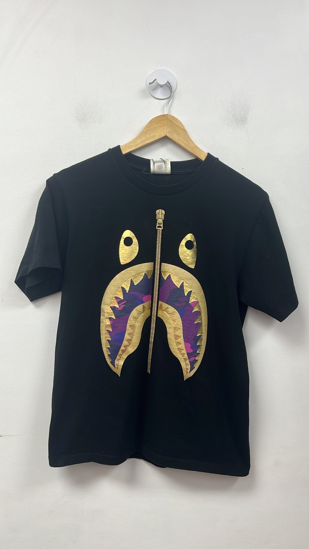 BAPE Black Gold Shark Tee