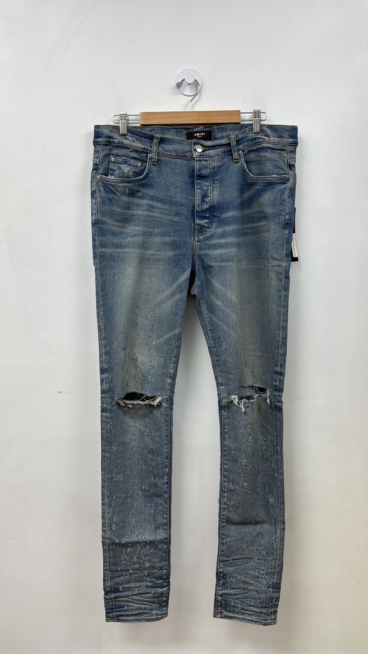 Amiri Light Wash Shotgun Jeans