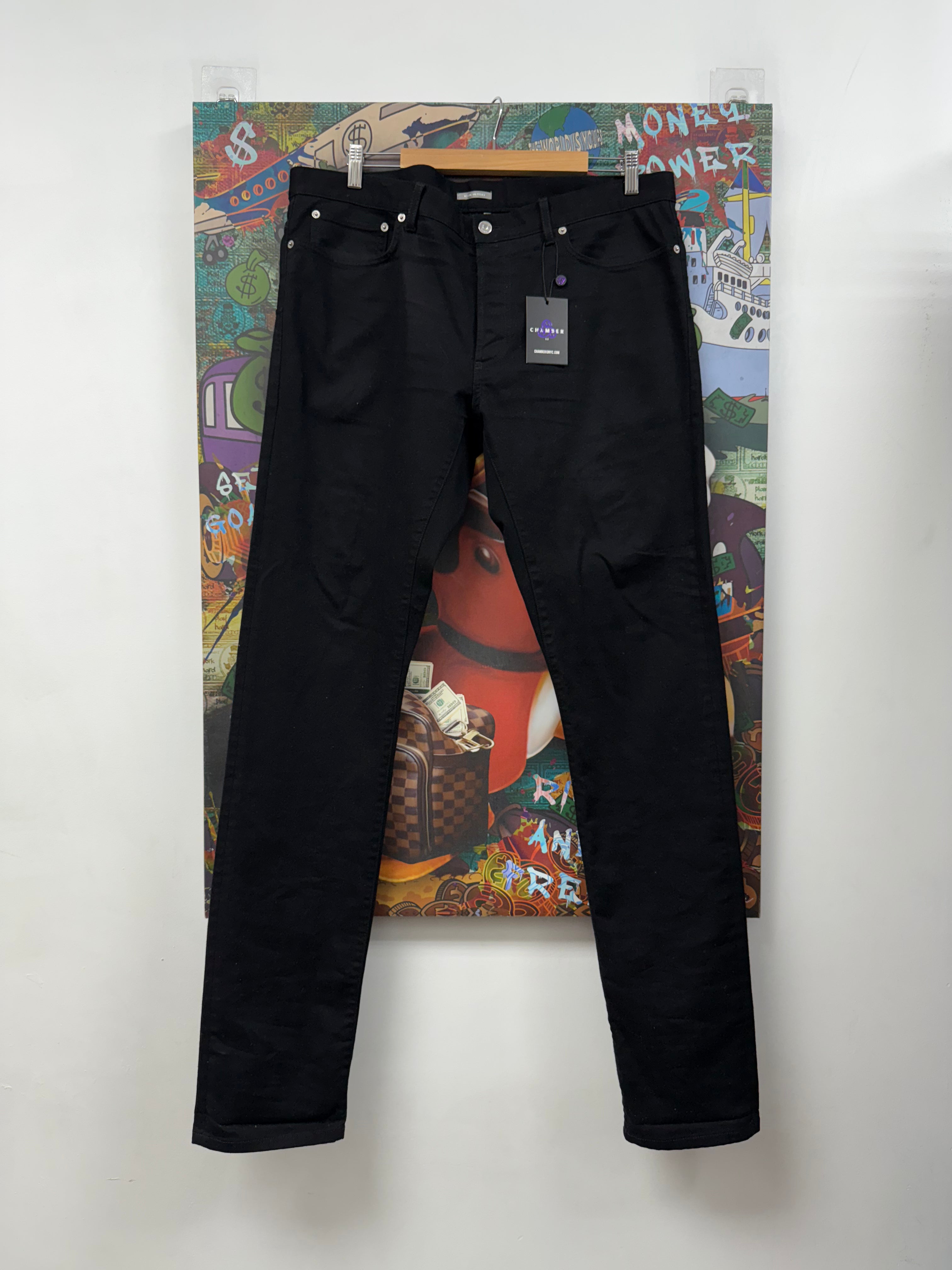 Dior Black Plain Jeans
