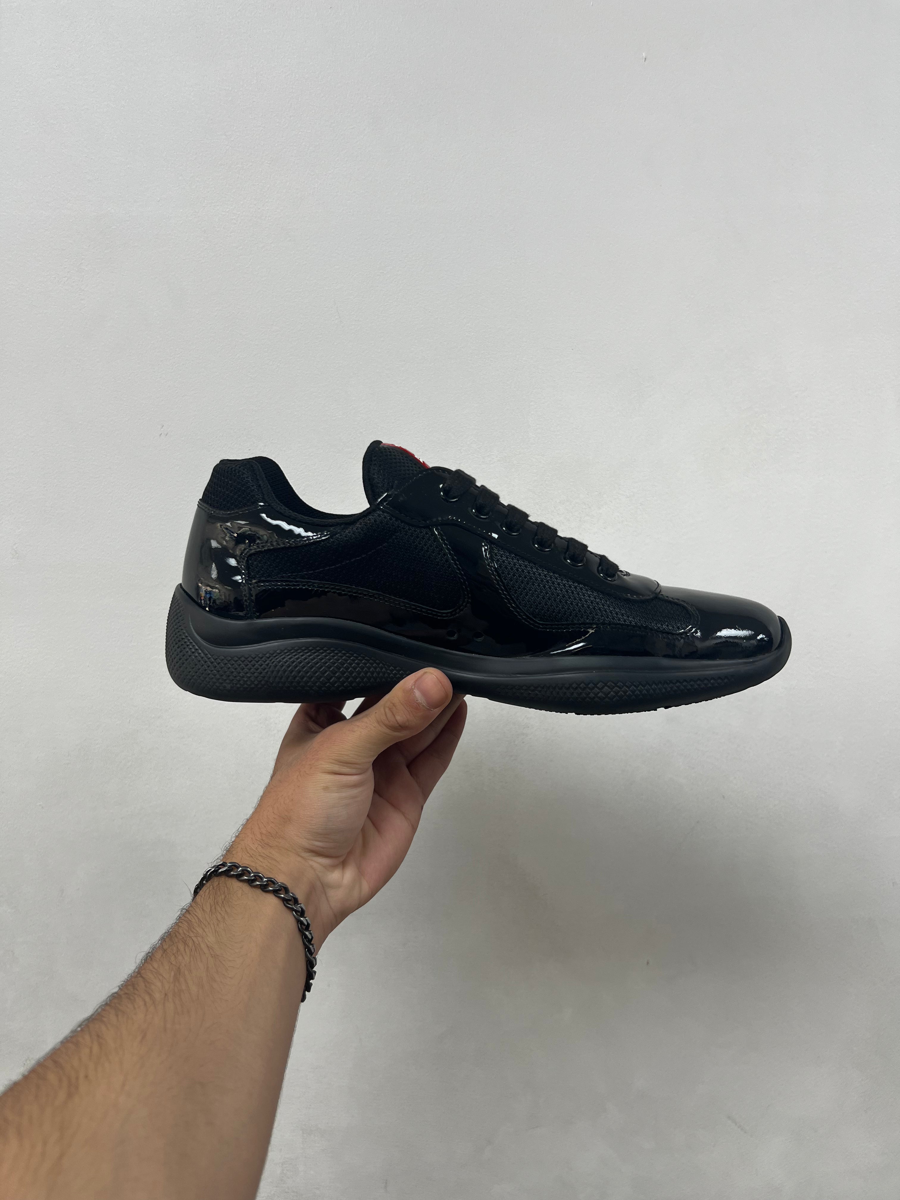 Prada Triple Black Cup Sneakers