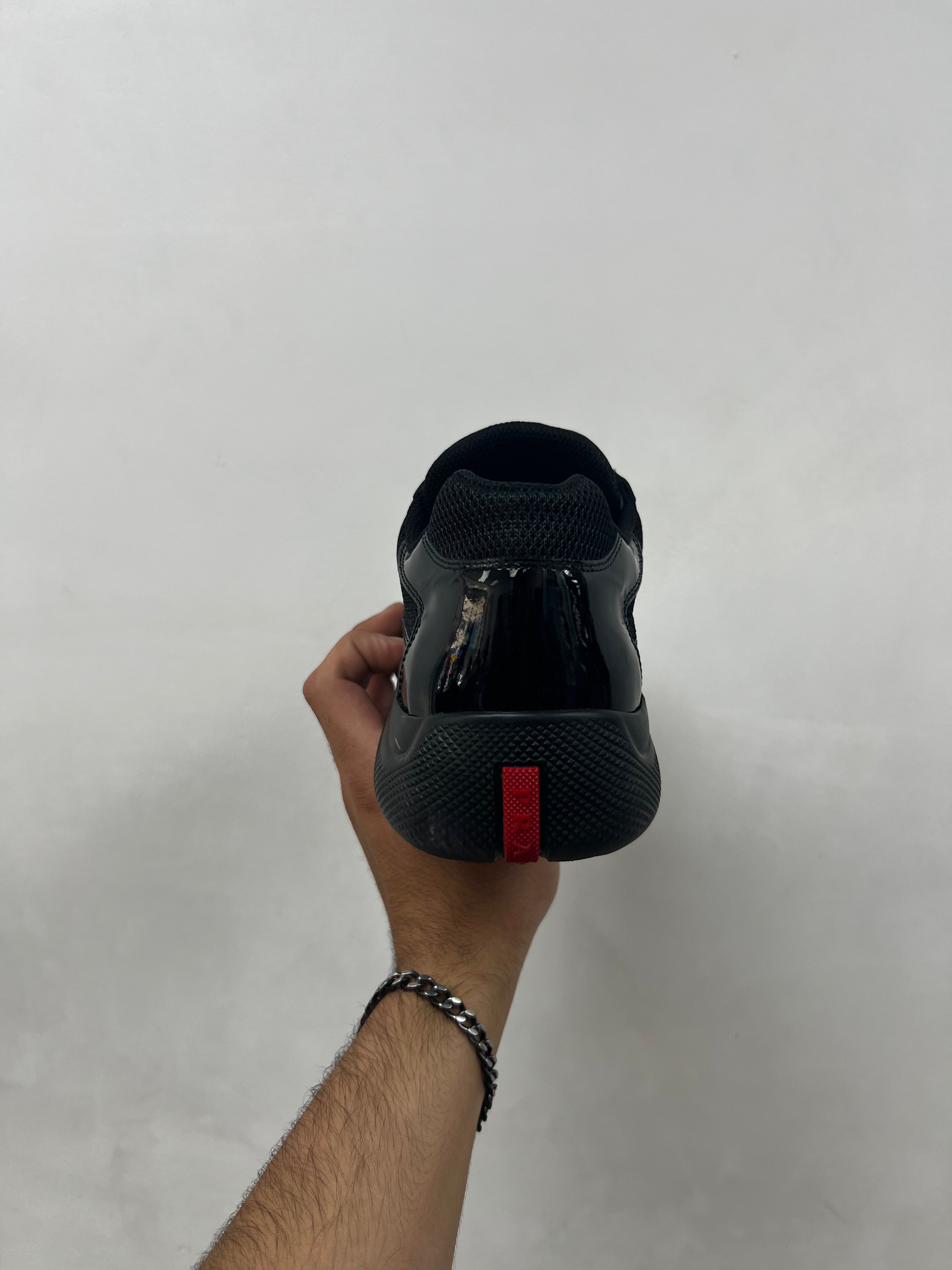 Prada Triple Black Cup Sneakers