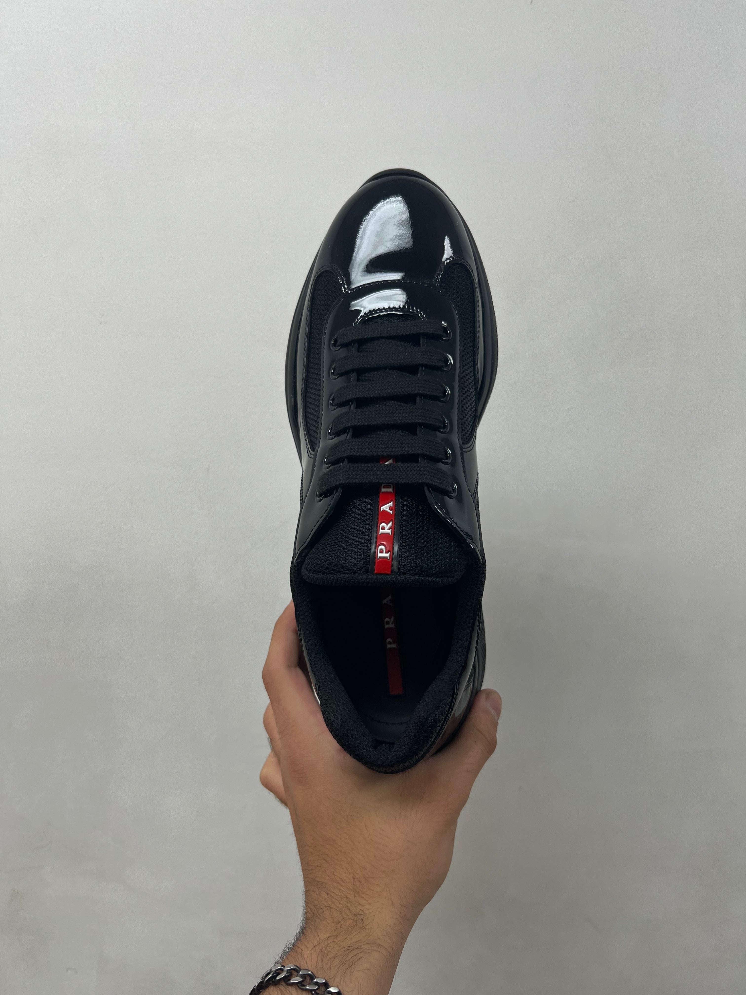 Prada Triple Black Cup Sneakers