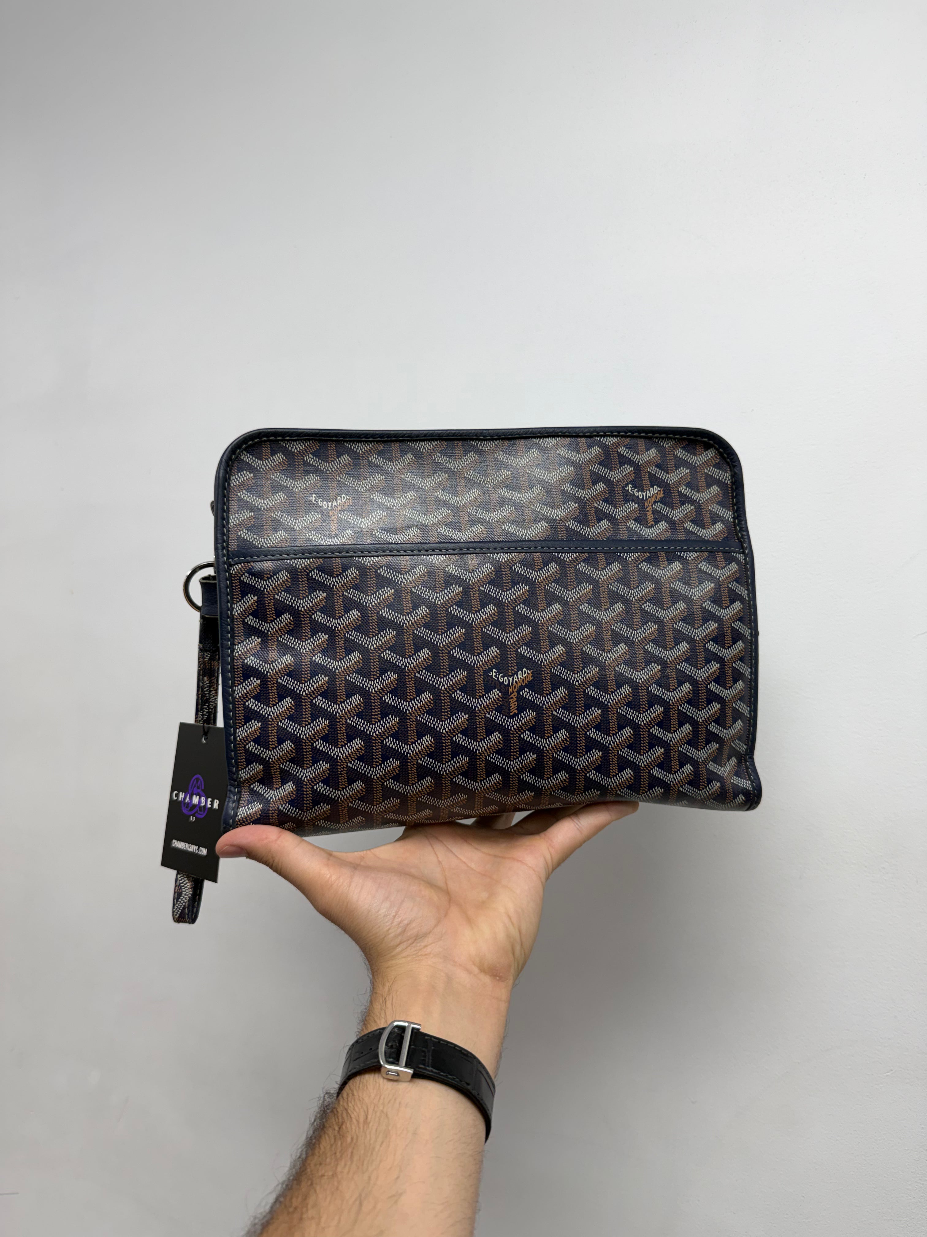 Goyard Navy (W/ Keychain) Jouvence Bag