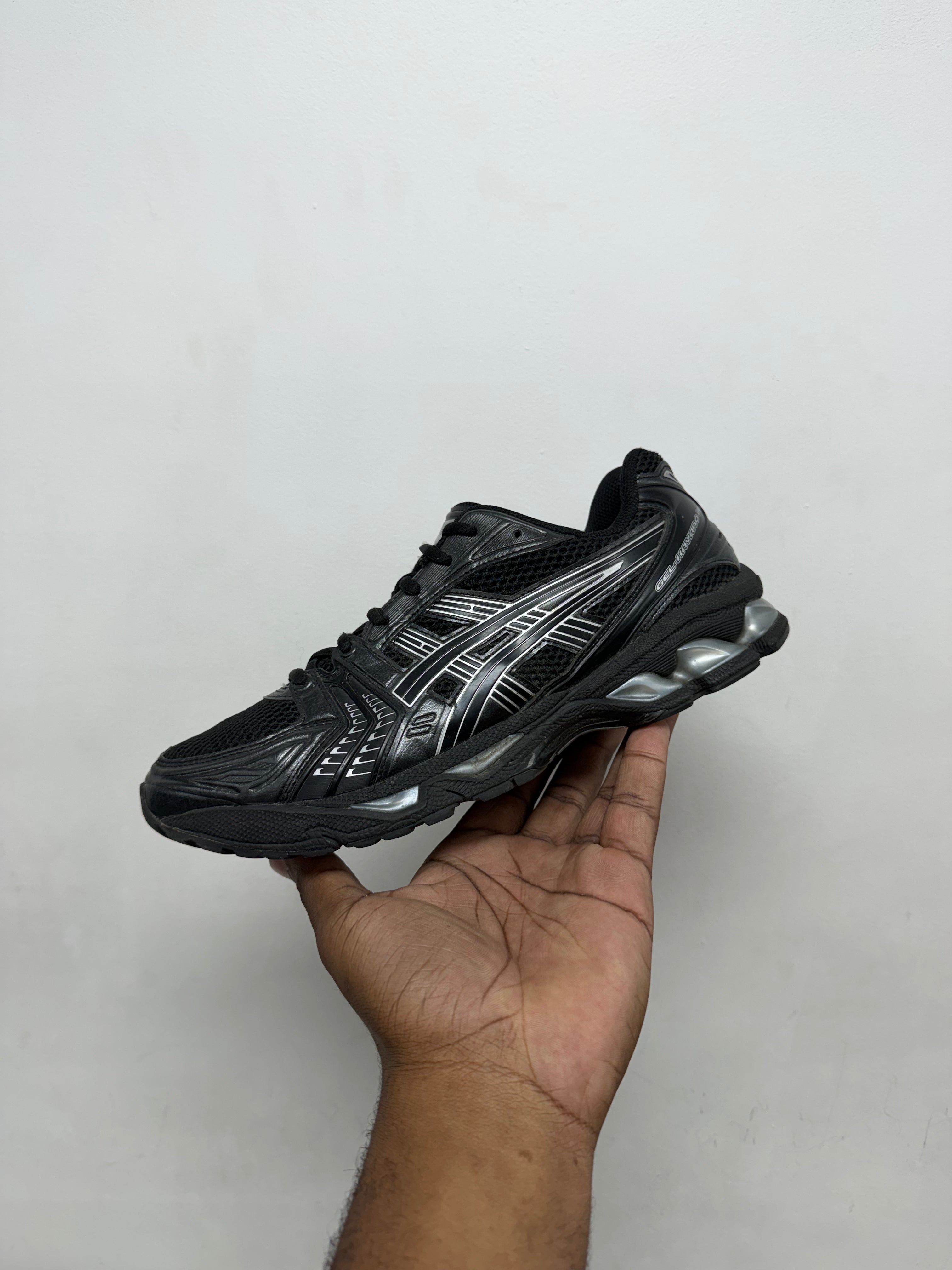 ASICS Black Silver Kayano 14 Sneakers