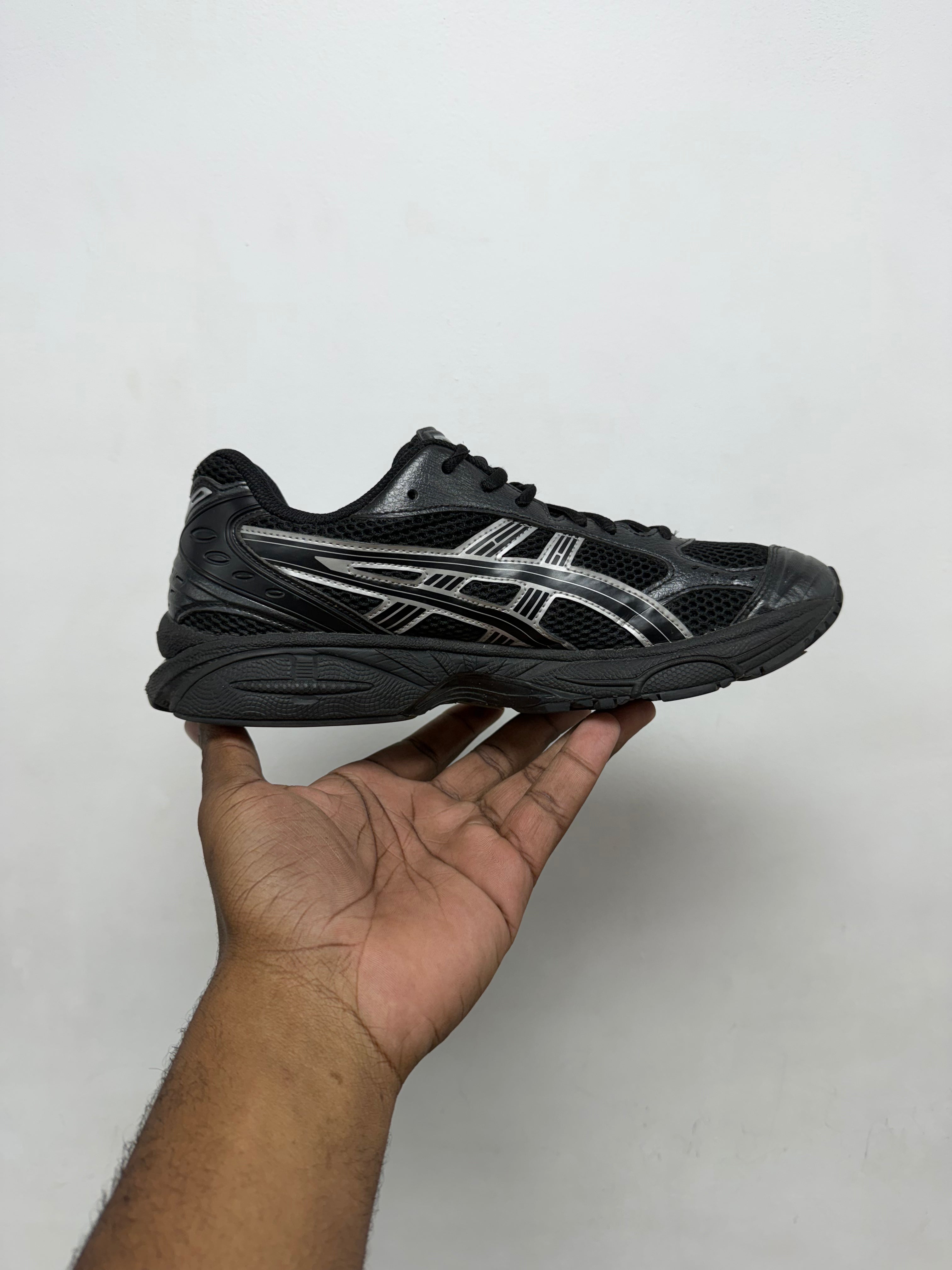 ASICS Black Silver Kayano 14 Sneakers