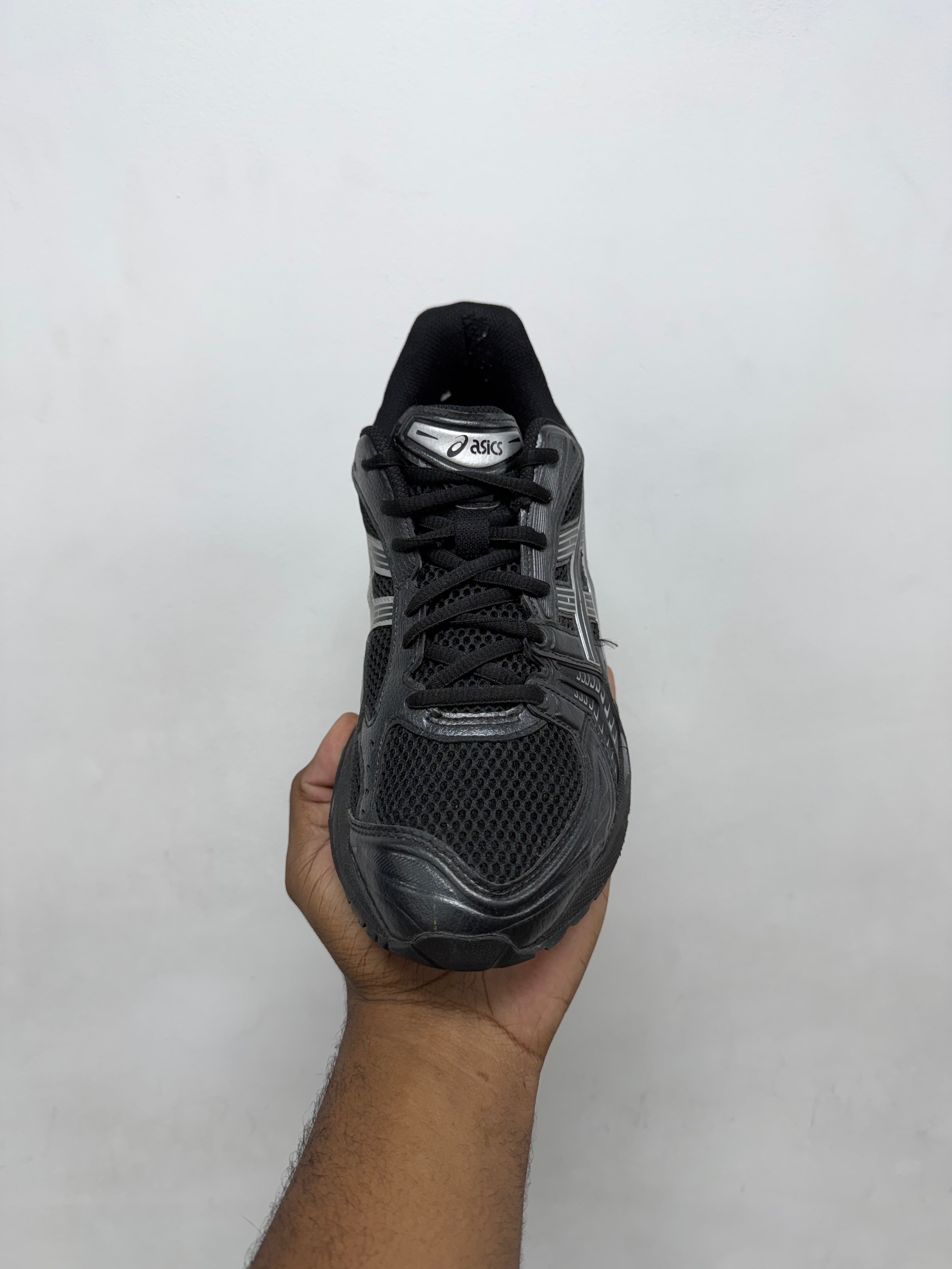 ASICS Black Silver Kayano 14 Sneakers
