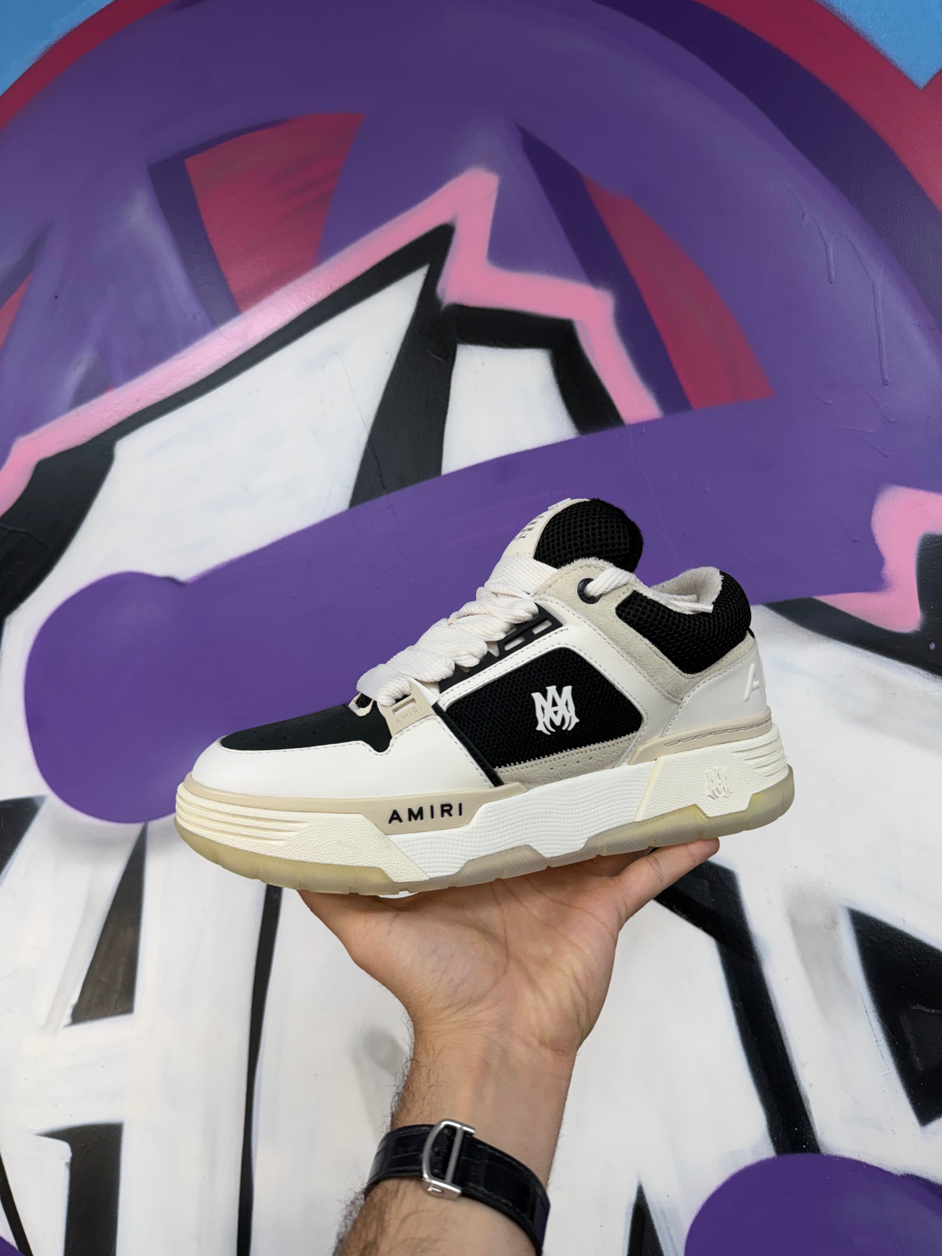 Amiri White Black MA-1 Sneakers