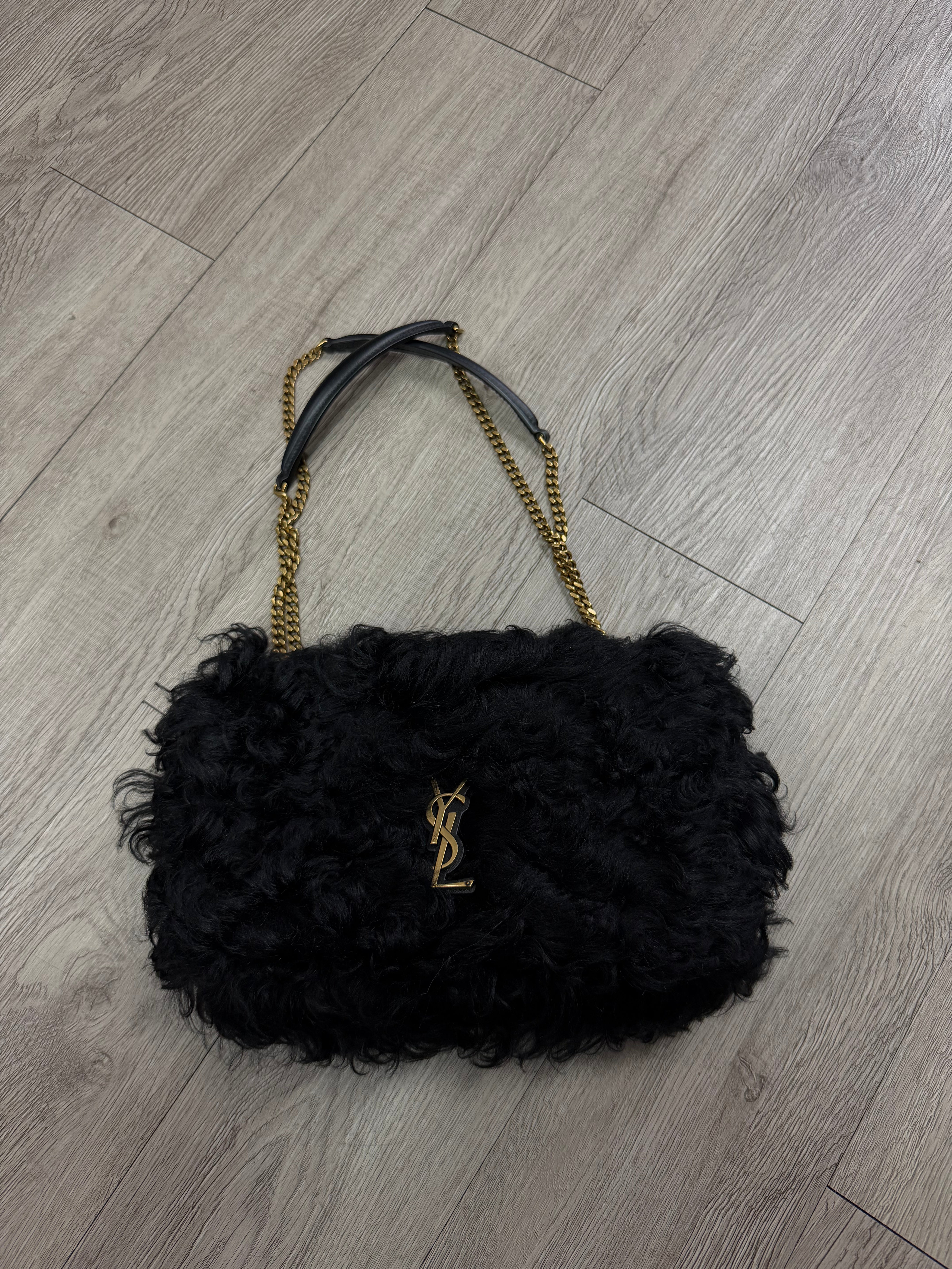 YSL Jamie Medium Shoulder Bag Furry Bag