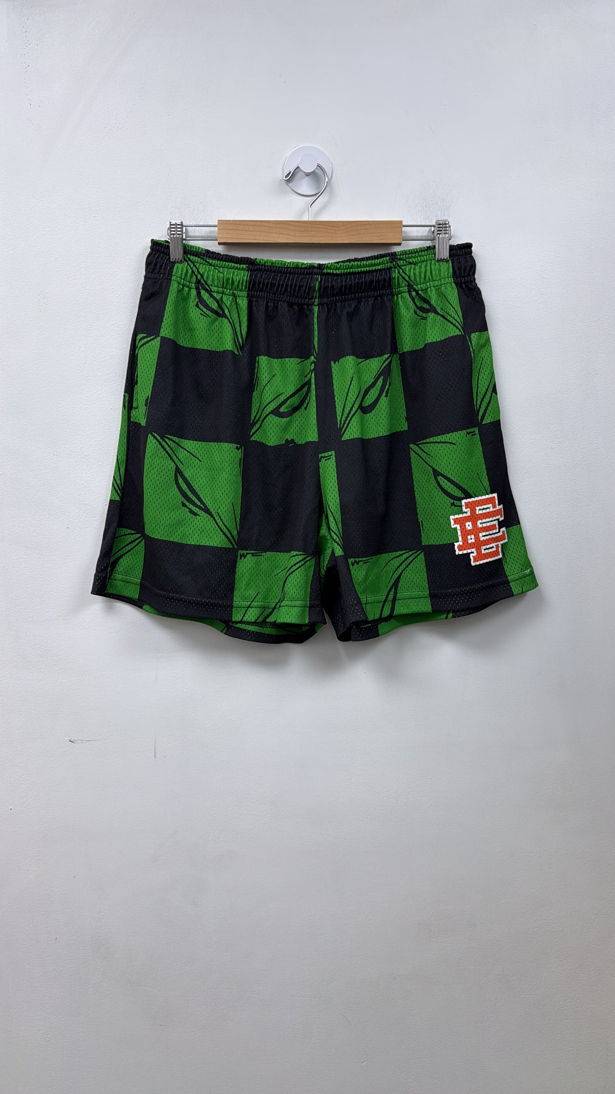Eric Emanuel Matty Boy Green Orange Eyes Shorts