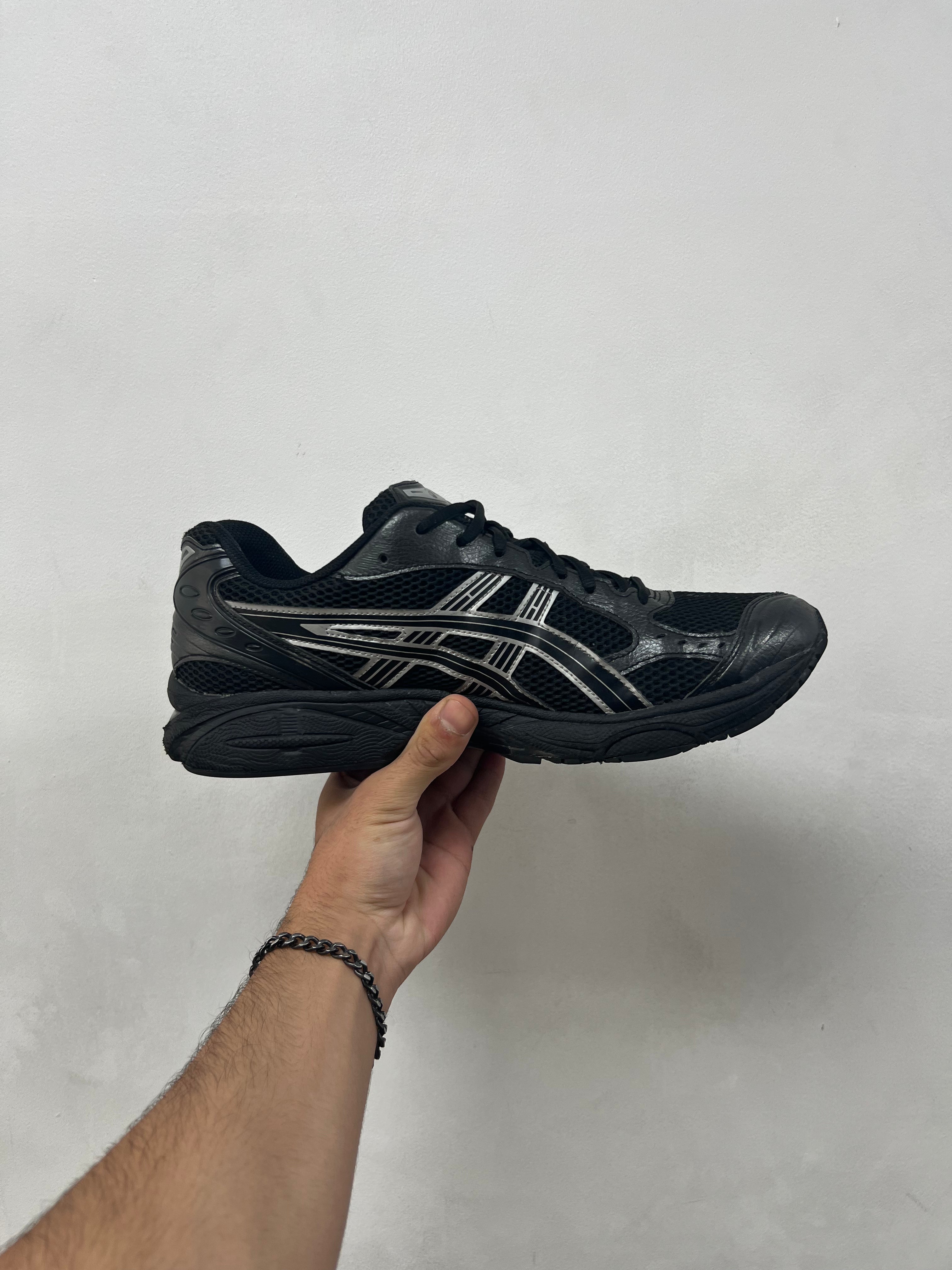 ASICS Black Pure Silver Kayano 14 Sneakers