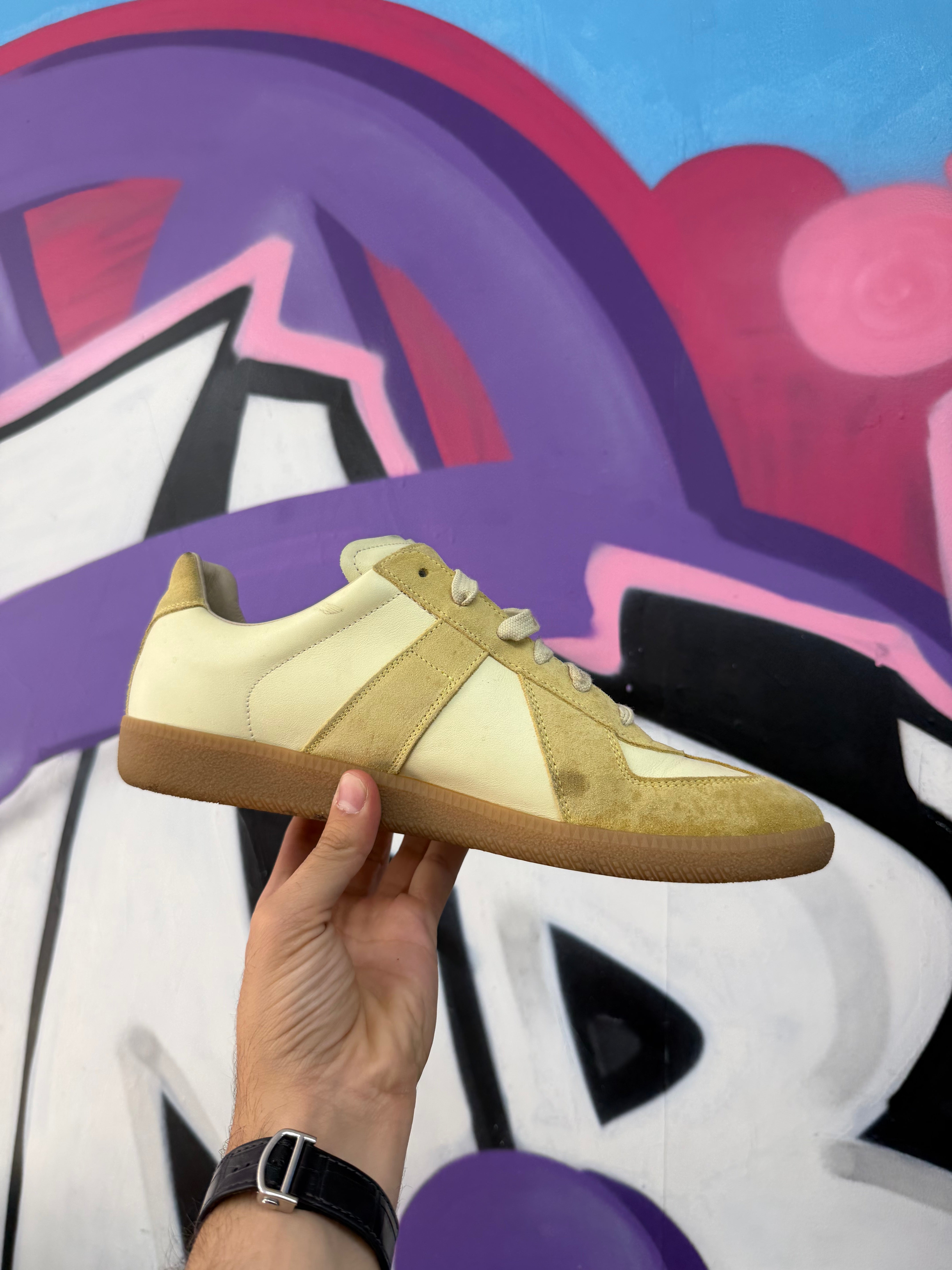 Maison Margiela Yellow Replica Low Sneakers