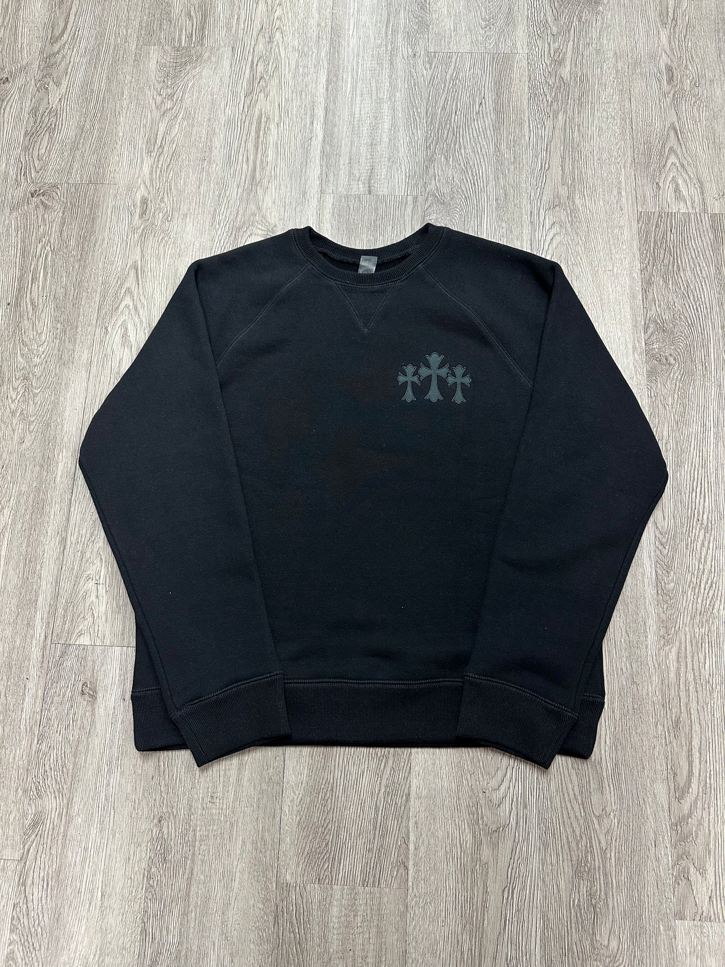 Chrome Hearts CH Nylon Embroidered Crewneck New Large