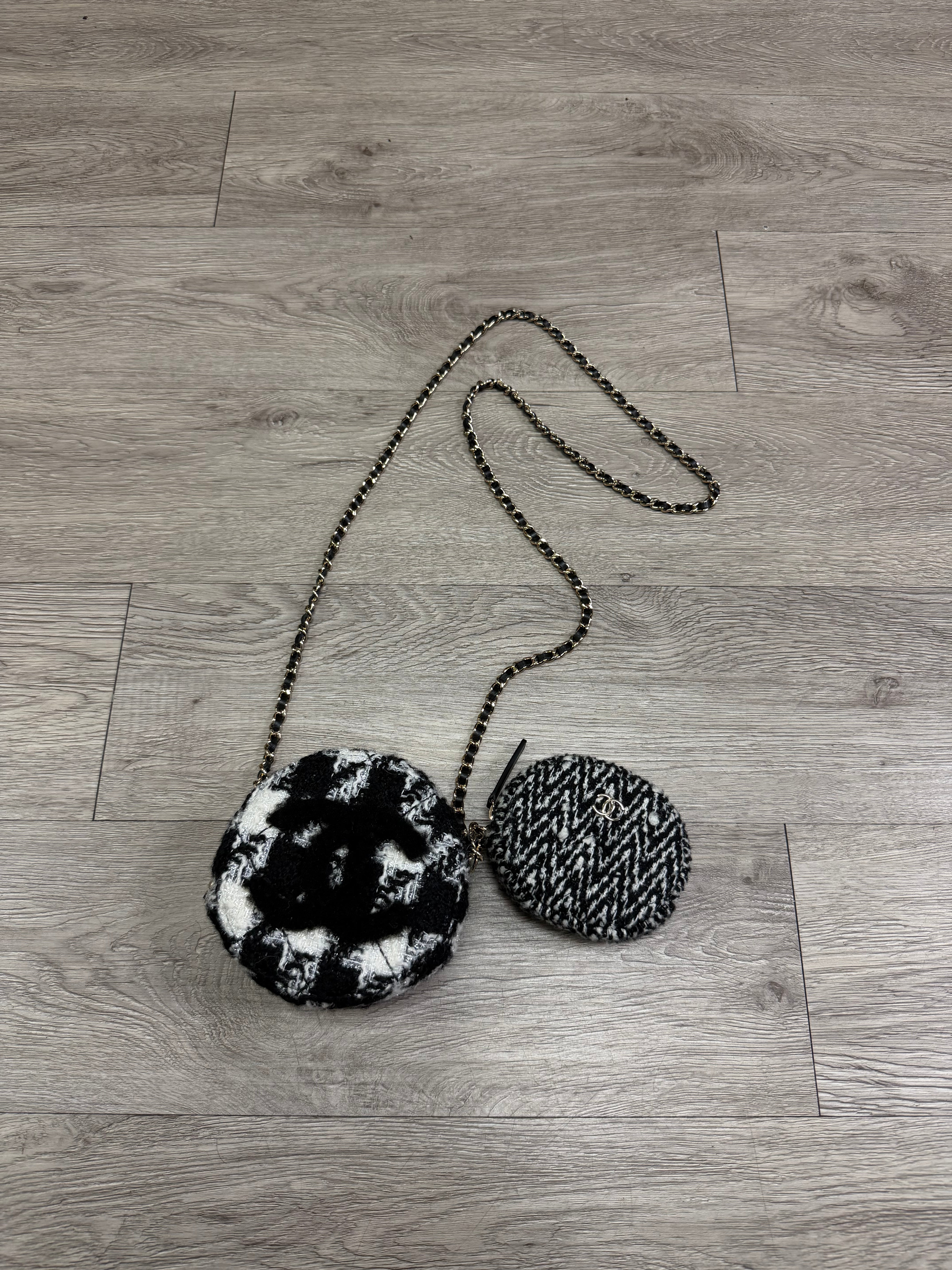 Chanel Tweed Duo Bag