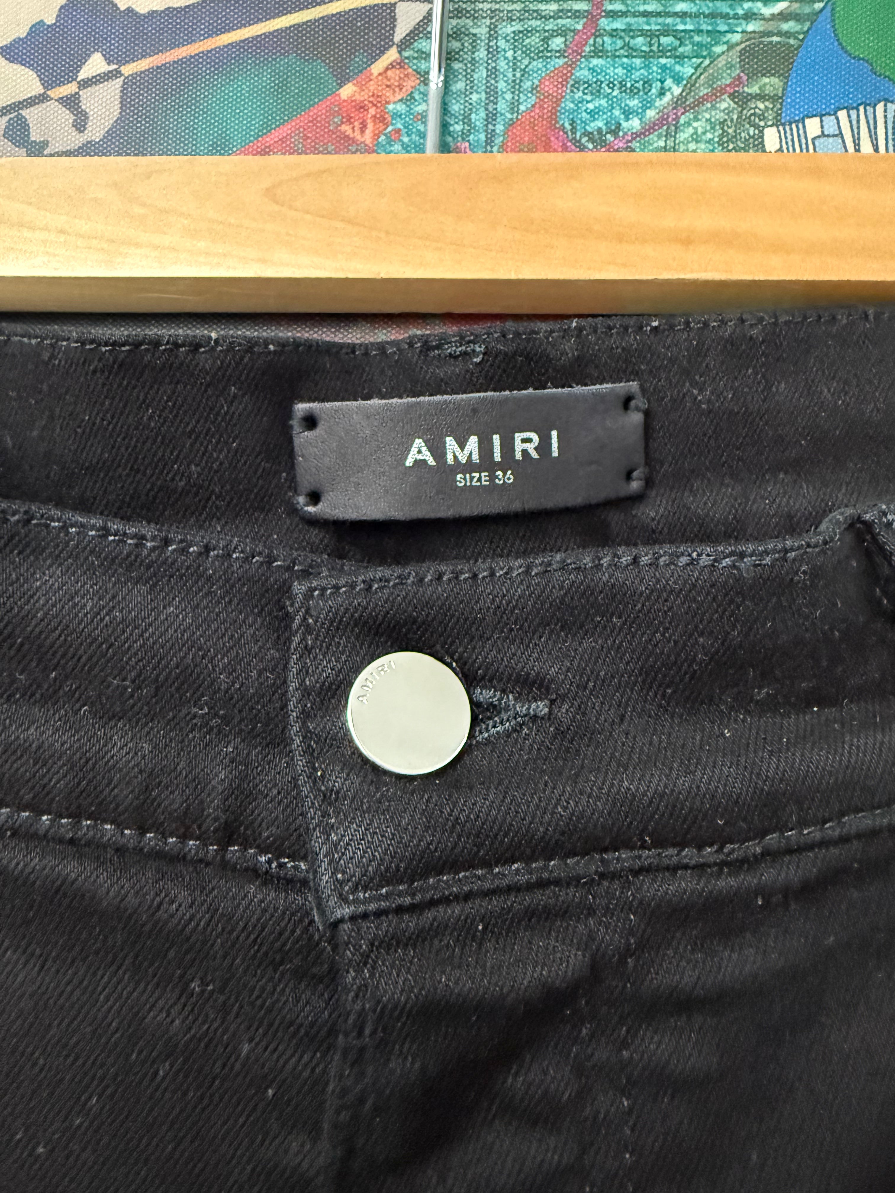 Amiri MX1 Black Ahora Jeans  Used