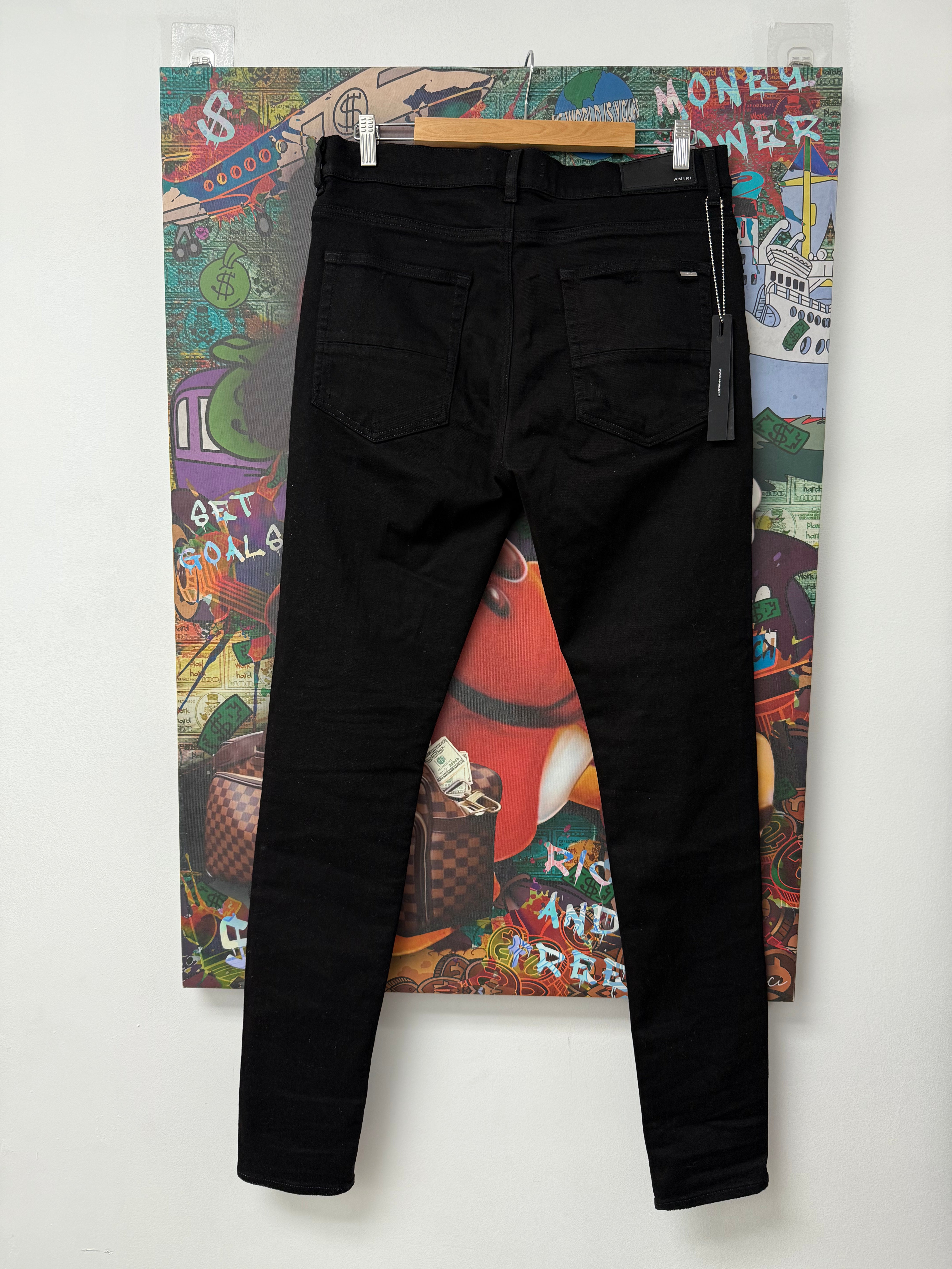 Amiri MX1 Black Ahora Jeans  Used