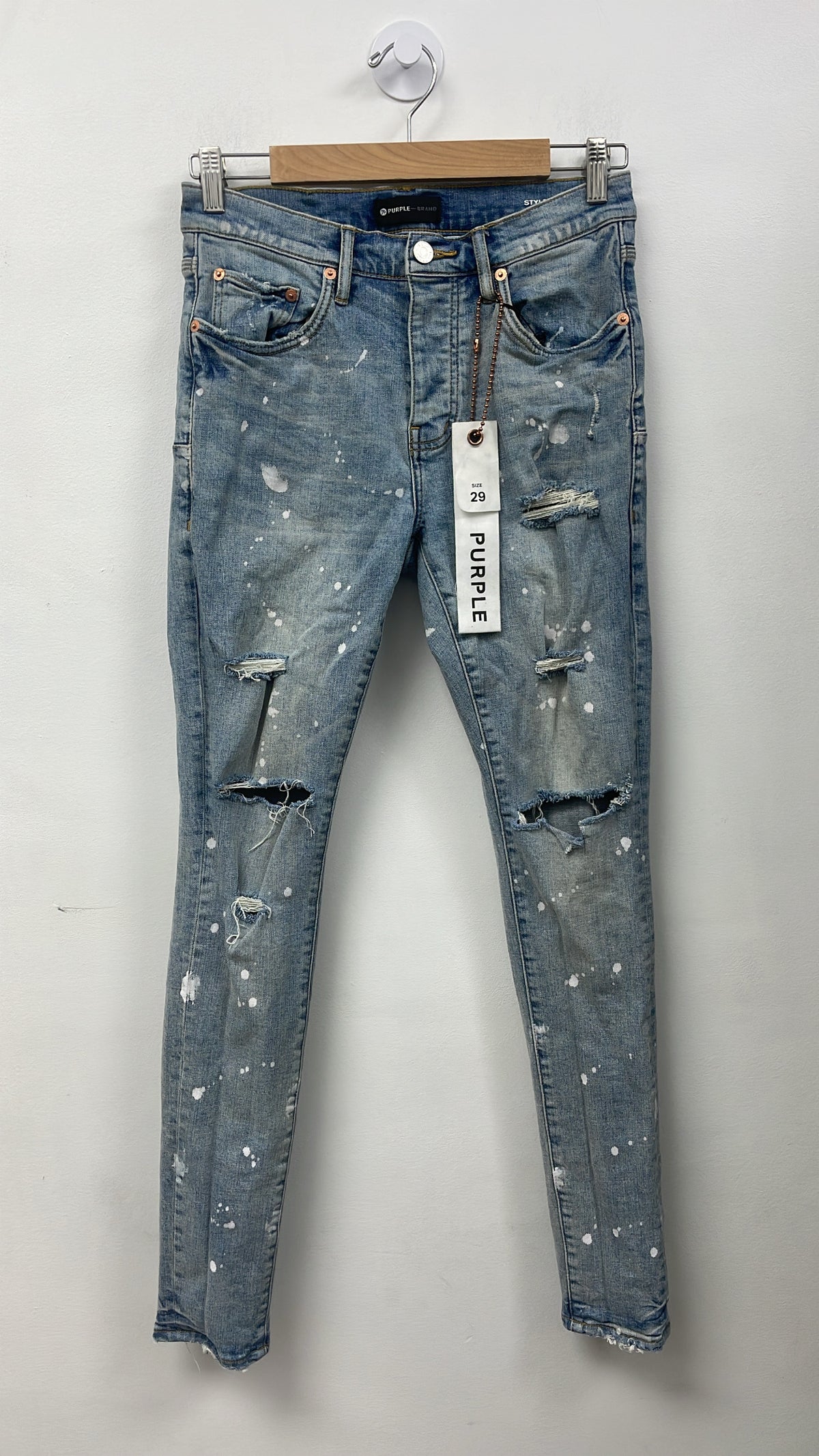 Purple Brand Light Wash P001 Jeans