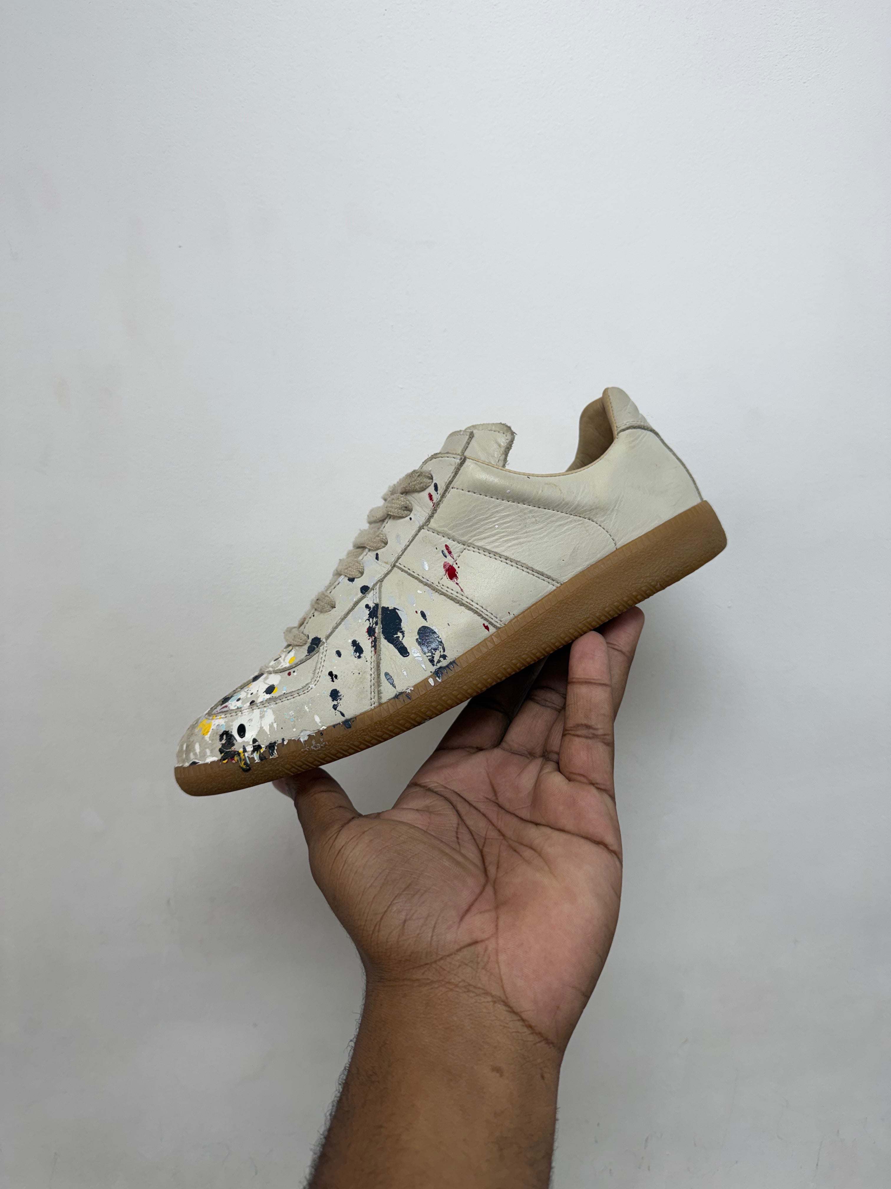 Maison Margiela Paint Splatter Replica Low Sneakers