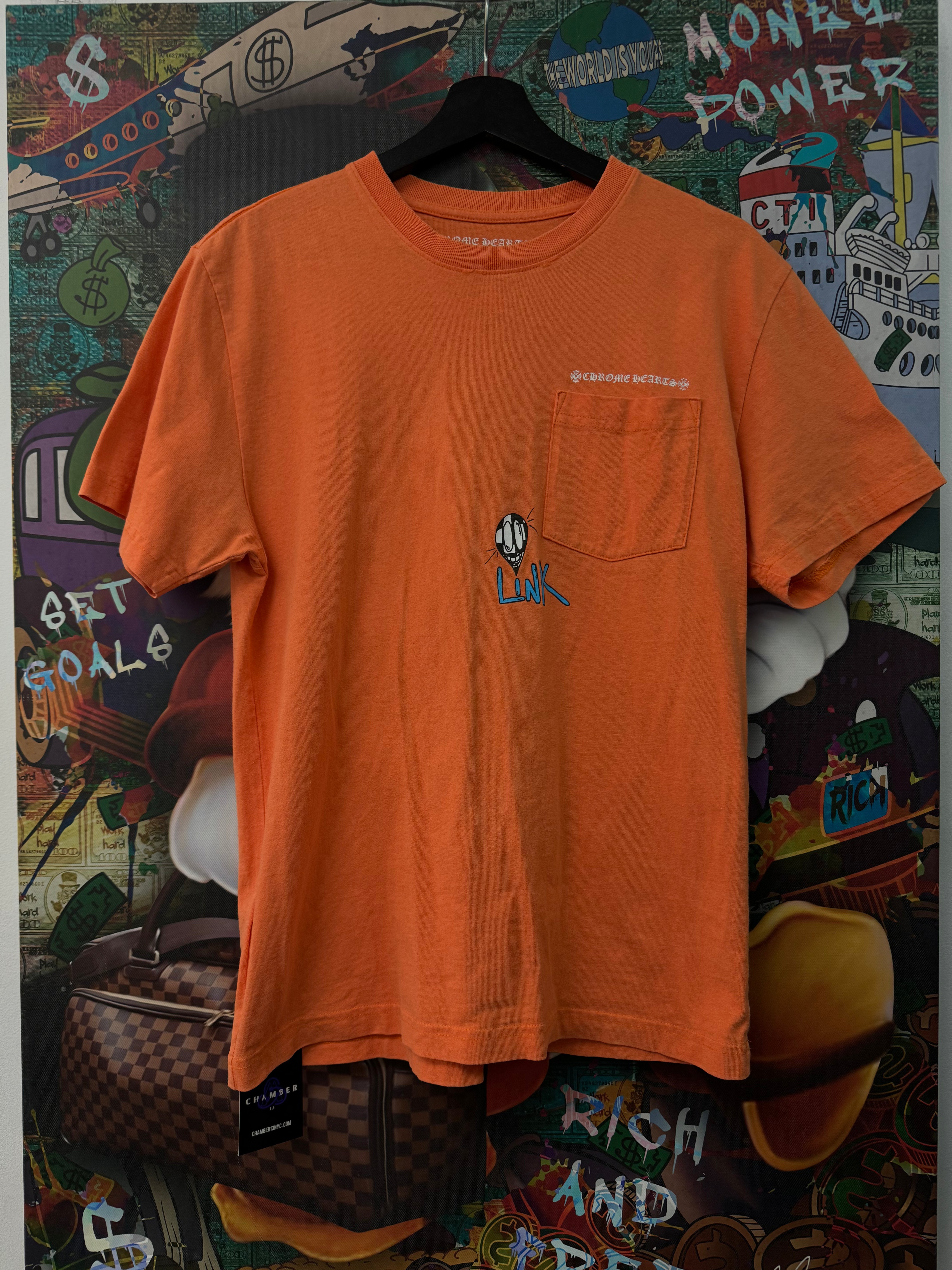 Chrome Hearts Mattyboy Orange Link Tee