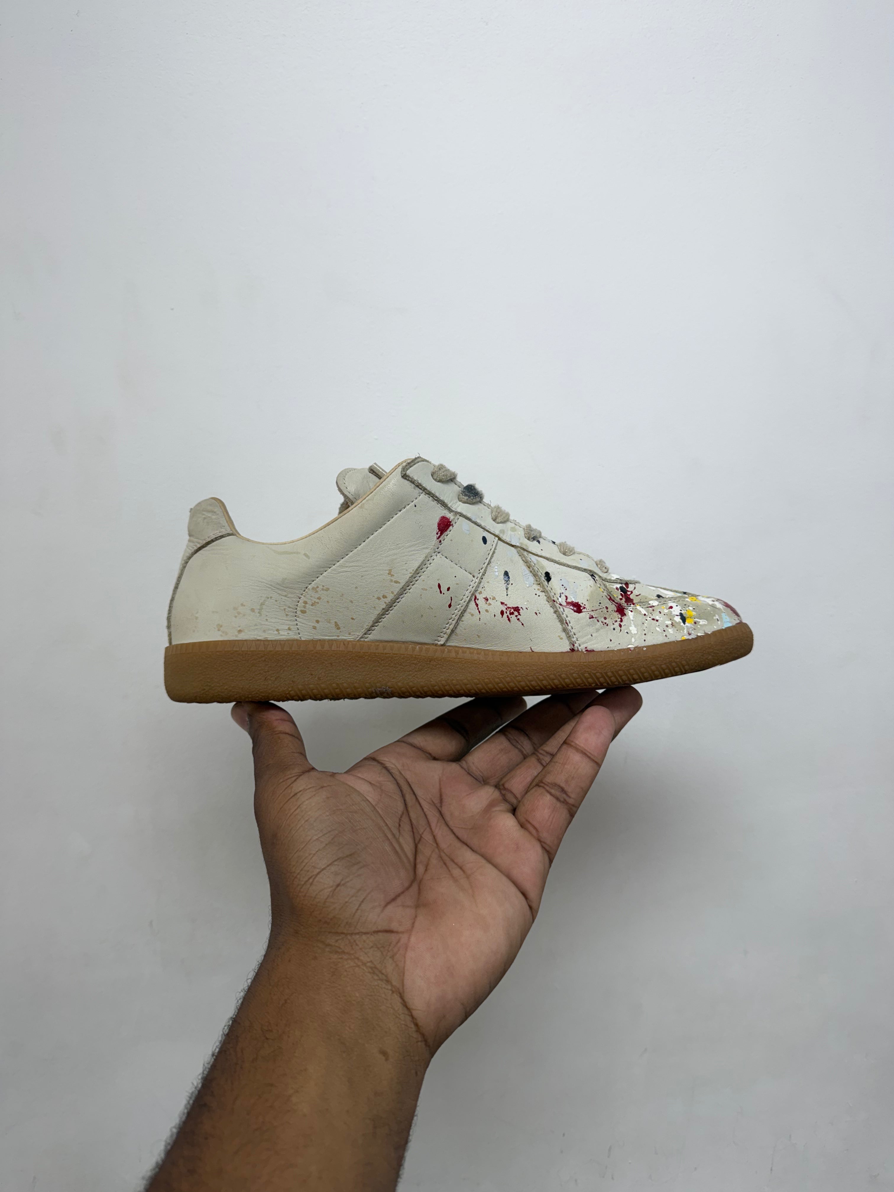 Maison Margiela Paint Splatter Replica Low Sneakers