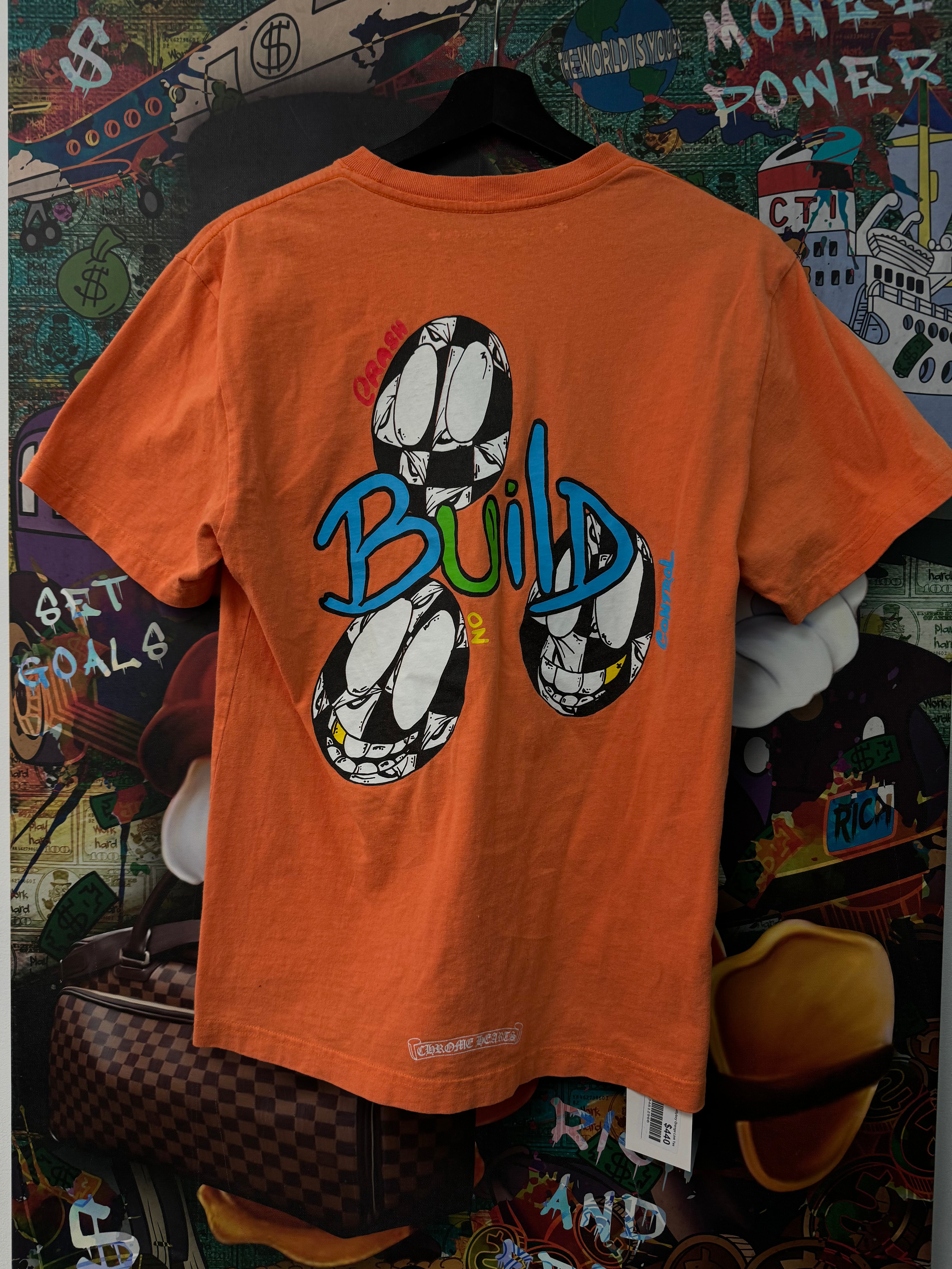 Chrome Hearts Mattyboy Orange Link Tee