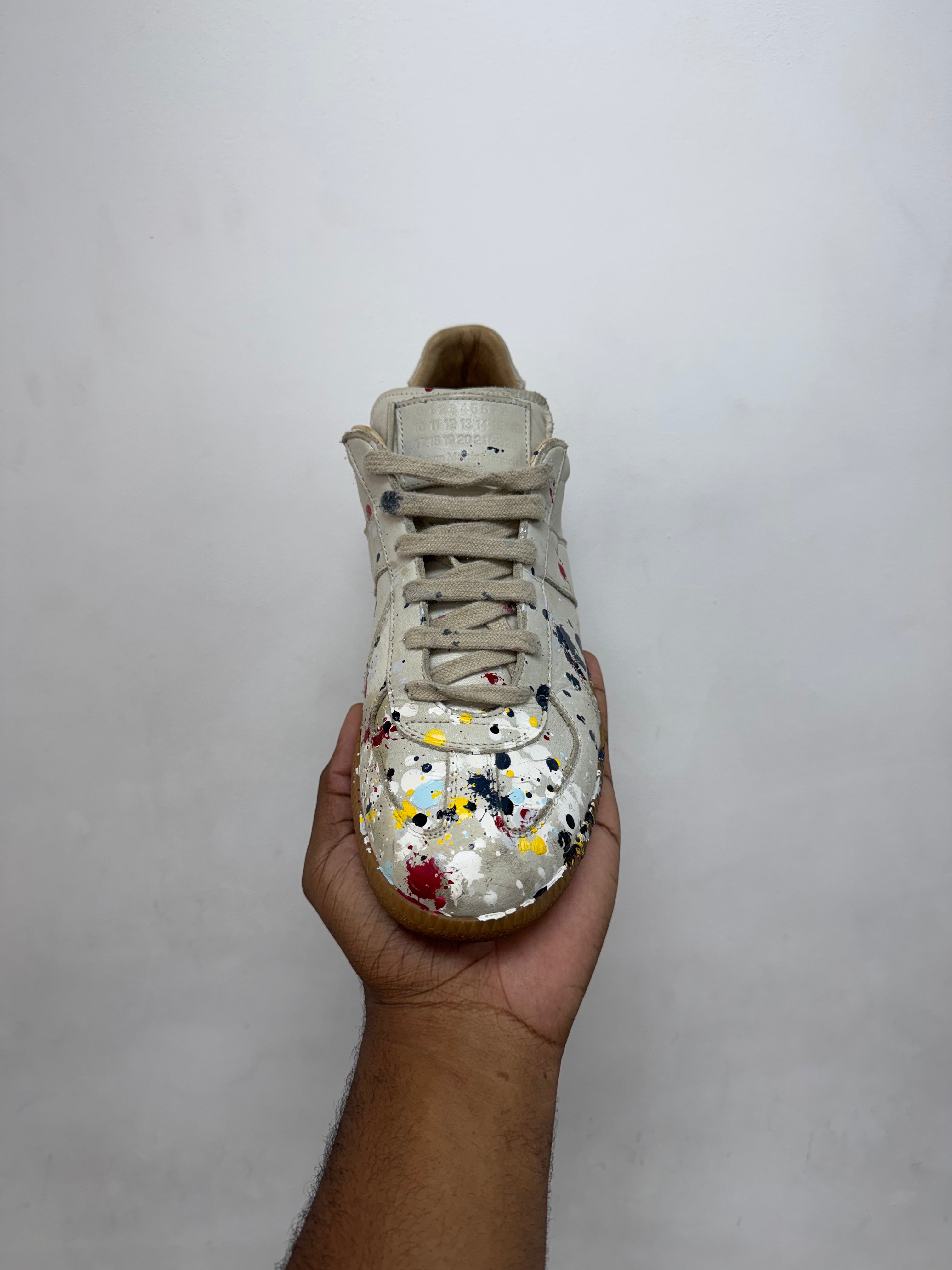 Maison Margiela Paint Splatter Replica Low Sneakers